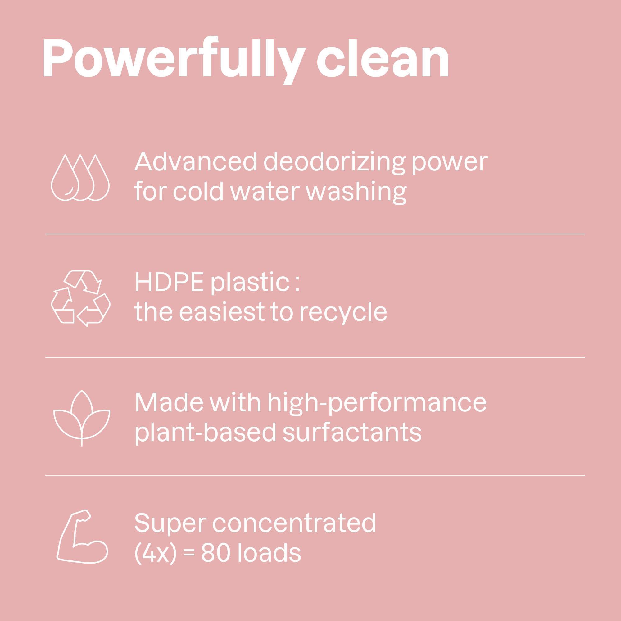 ATTITUDE Baby Laundry Detergent Liquid, EWG Verified, Safe for Baby Clothes, Infant and Newborn, Vegan and Naturally Derived Washing Soap, HE Compatible, Unscented, 80 Loads, 67.6 Fl Oz - Image 4