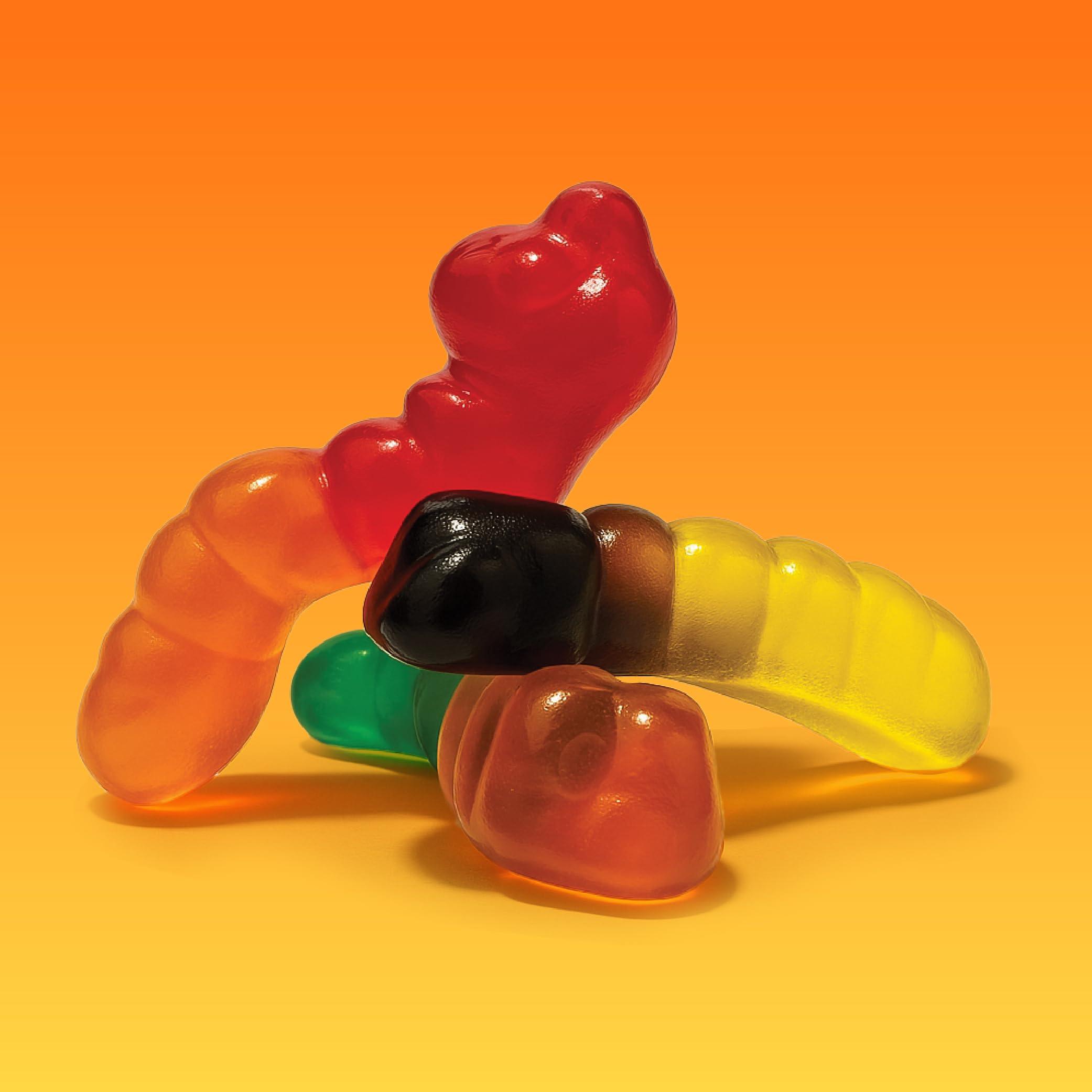 Gummy Worms Candy - 11 Ounce Pack - Assorted Fruit Flavors - Colorful and Playful Treat - Image 3