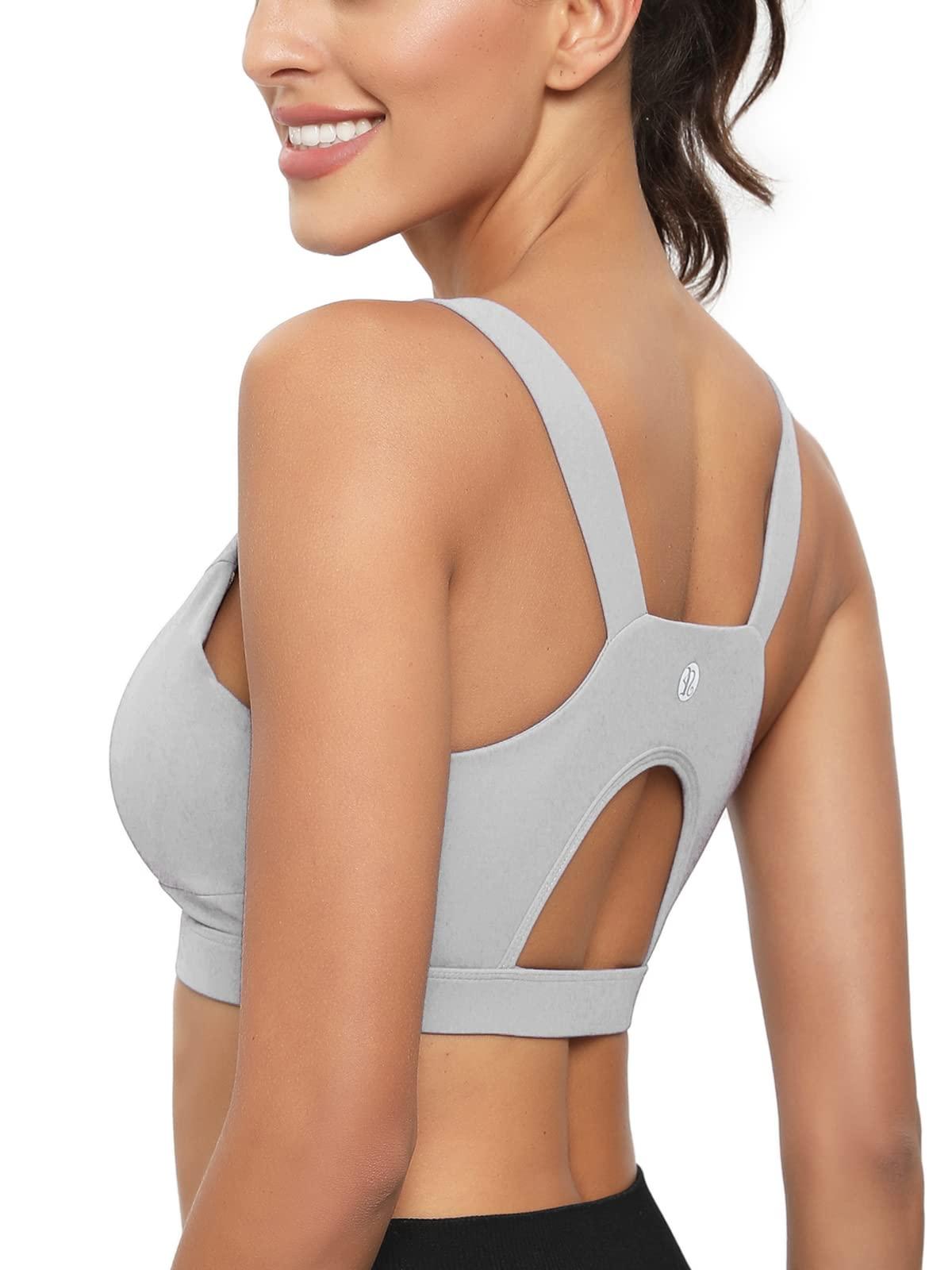 RUNNING GIRL High Impact Sports Bras for Women,Racerback Running Bra Workout Crop Tank Tops Longline Sports Bra Push up - Image 5