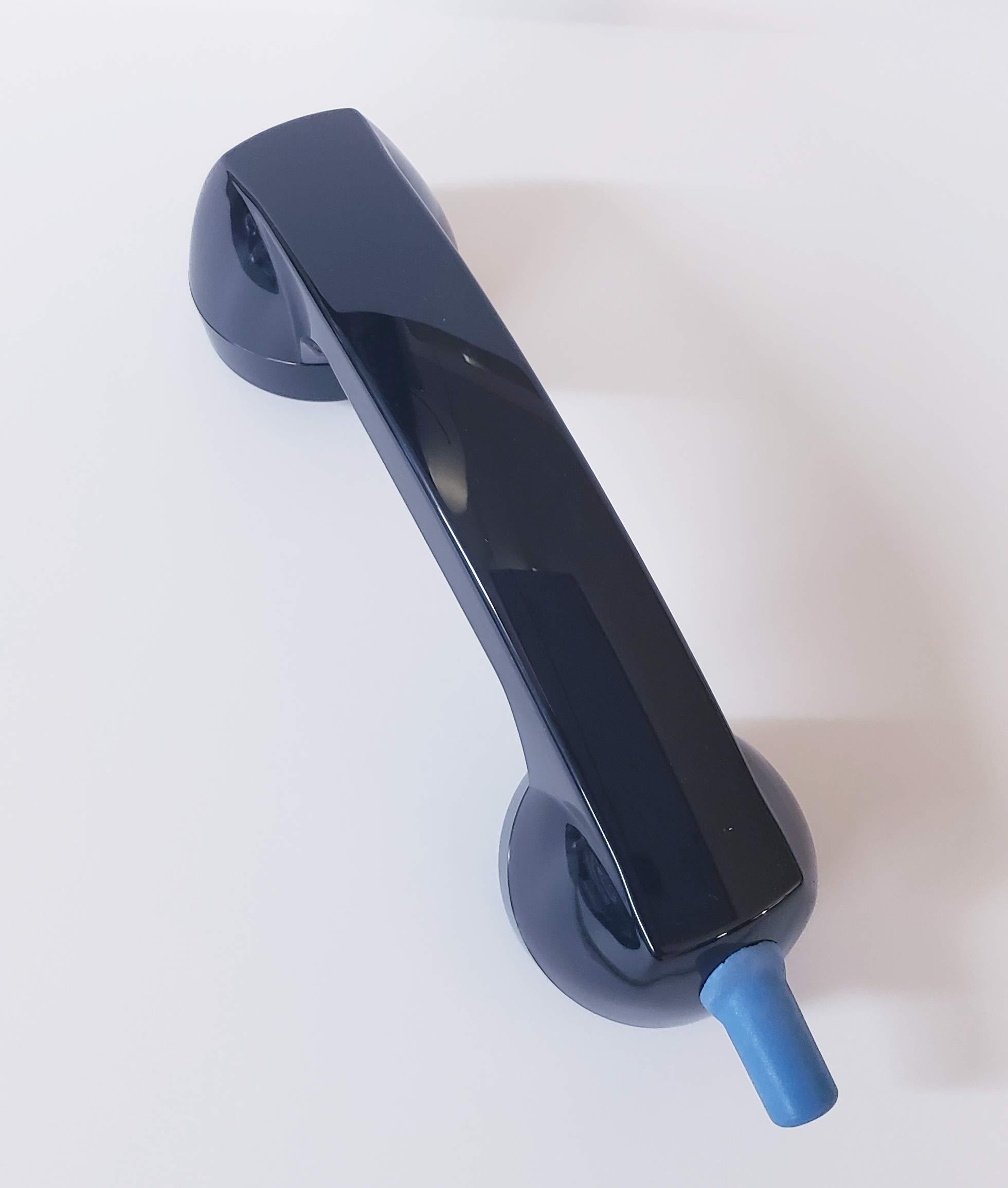 Retro Telephone Handset Black - Image 3