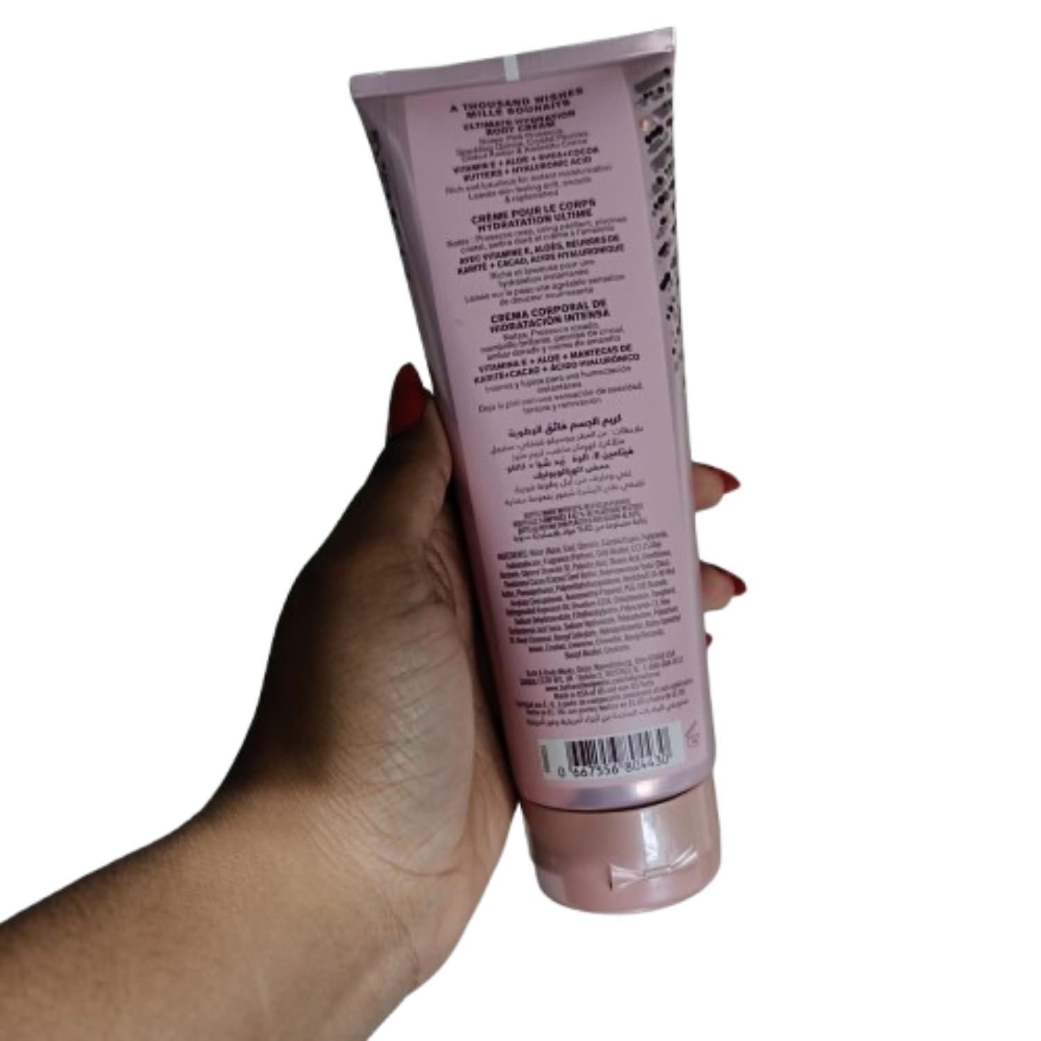 Bath & Body Works A Thousand Wishes Ultimate Hydration Body Cream, 8 Ounce - Image 5