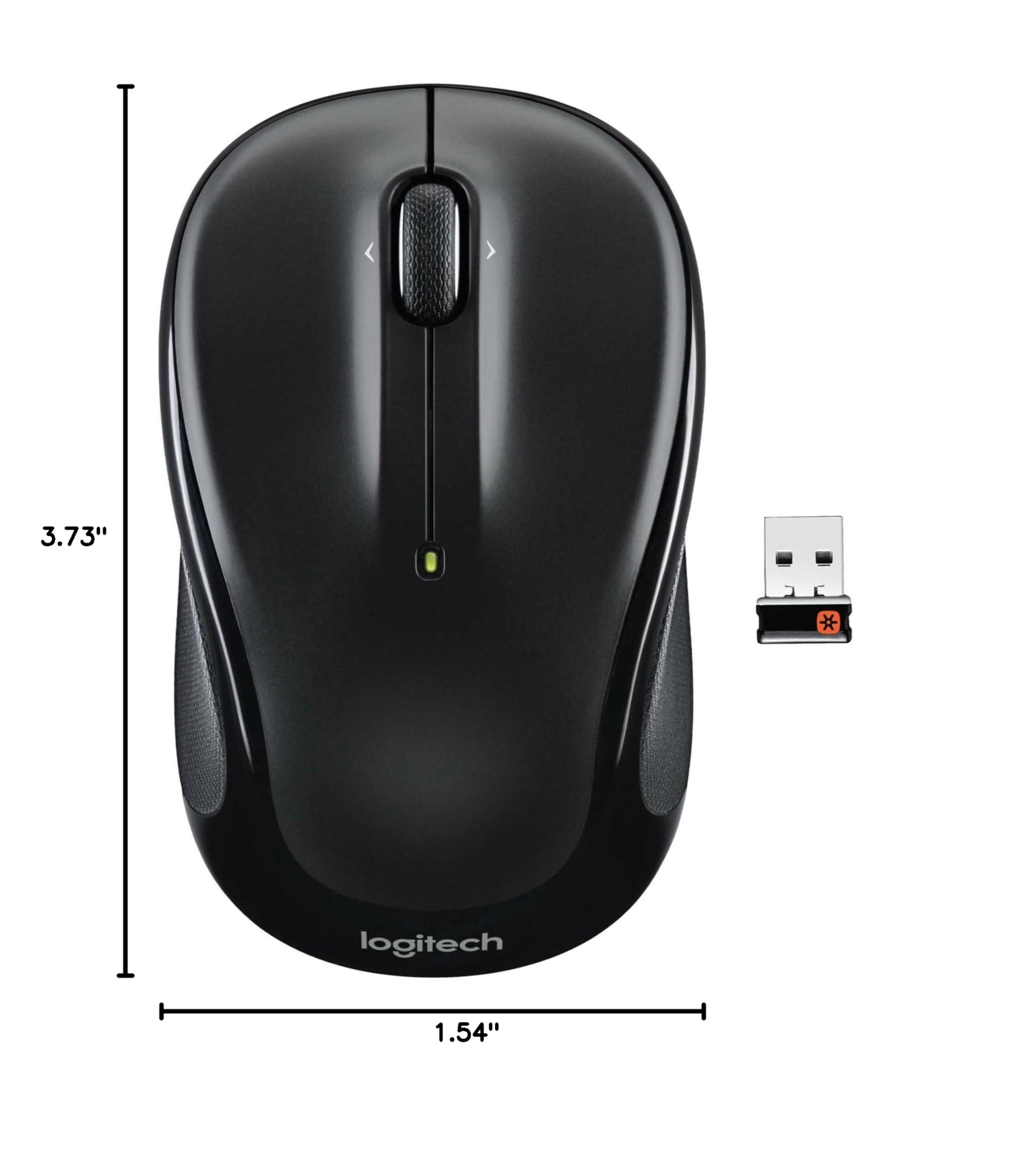Logitech M325 Wireless Mouse for Web Scrolling - Black - Image 3