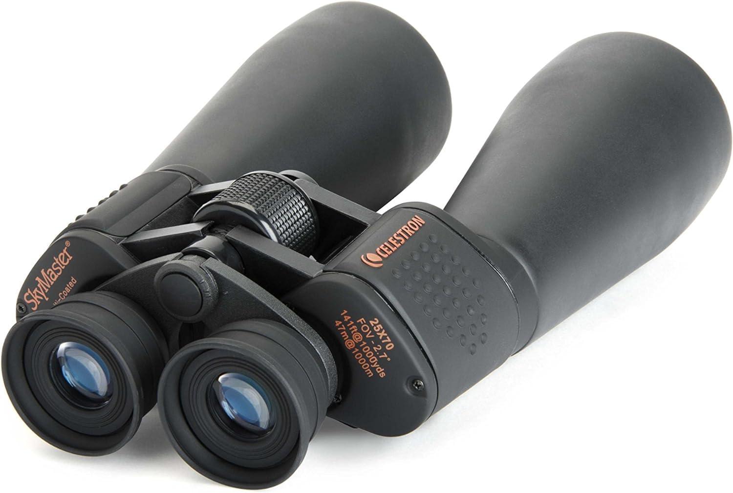 Celestron 71008 SkyMaster 25x70mm Porro Prism Binoculars with Multi-Coated Lens, BaK-4 Prism Glass and Carry Case, Black - Image 2