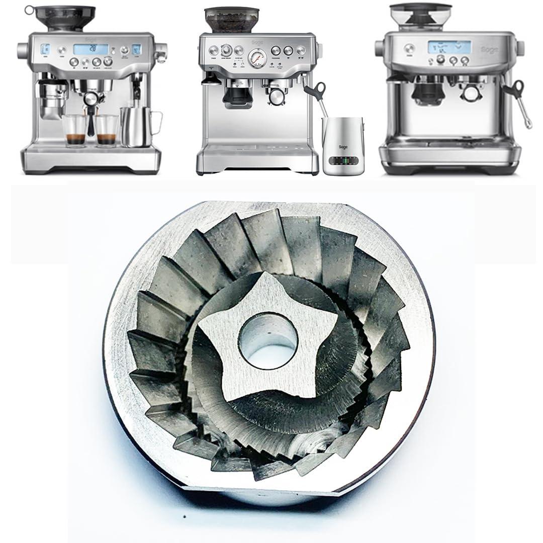 Replacement Upper & Lower Precision Fit Conical Burrs for Sage/Breville Barista Espresso Coffee Machines Grinders Pre 1926 PDC