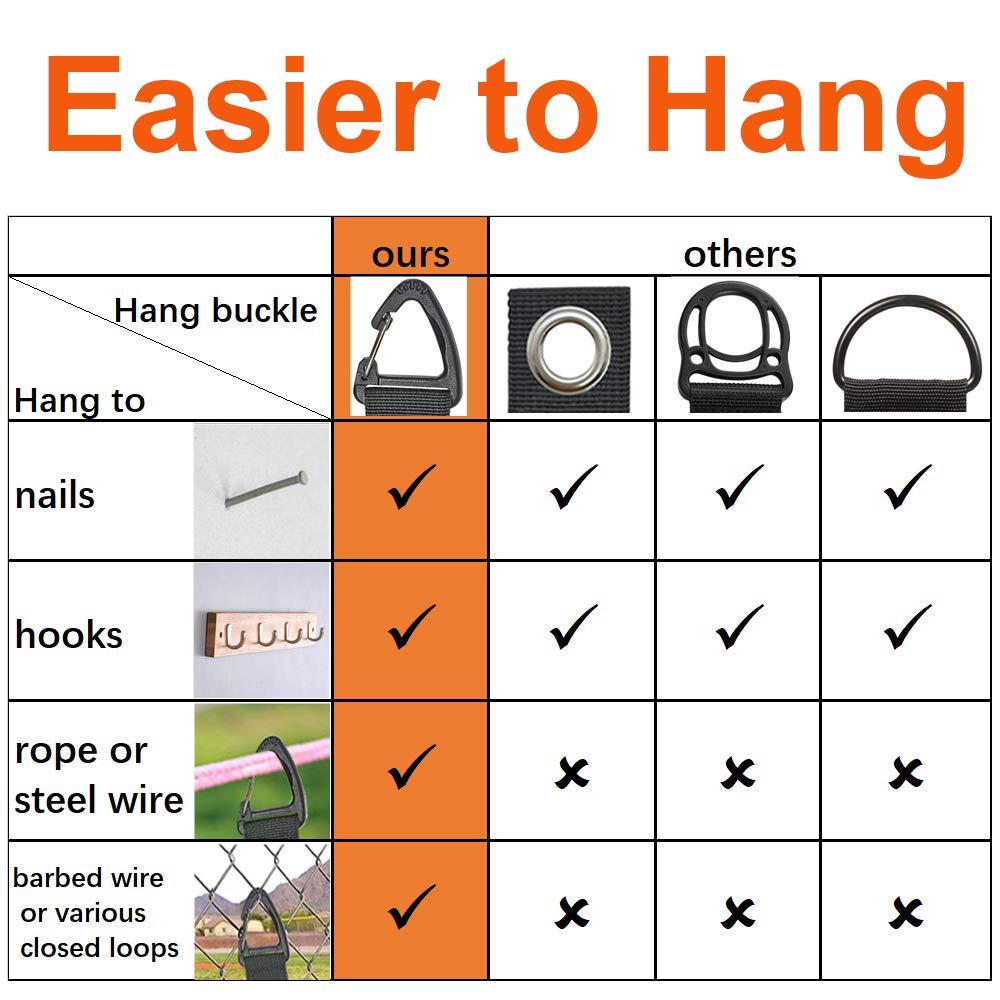 ZTSXLLIM Extension Cord Holder Organizer(4 Pack XL), Hose Hanger for Garage Organization and Storage, 16-Inch Heavy Duty Storage Straps, Garage Gadgets for Men - Image 2