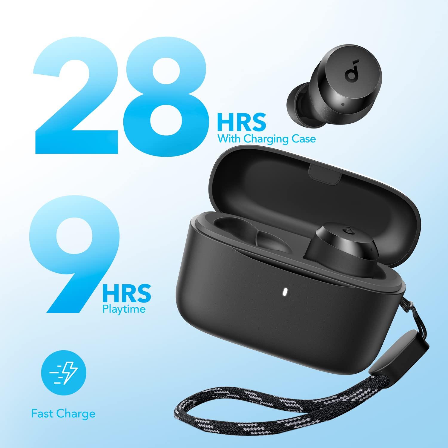 Soundcore by Anker A20i True Wireless Earbuds, Bluetooth 5.3, App, Customized Sound, 28H Long Playtime, Water-Resistant, 2 Mics for AI Clear Calls, Single Earbud Mode - Image 4