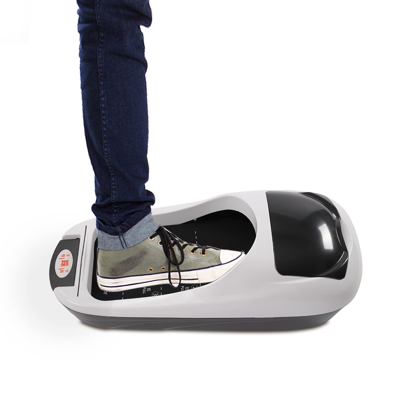Automatic Shoe Film Machine for Inside Door, Automatic Shoe Cover Dispenser with 200pcs Disposable Plastic Boot Portable Shoes Boot Cover Dispenser Shoes Cover Machine Home Shop and Office - Image 8