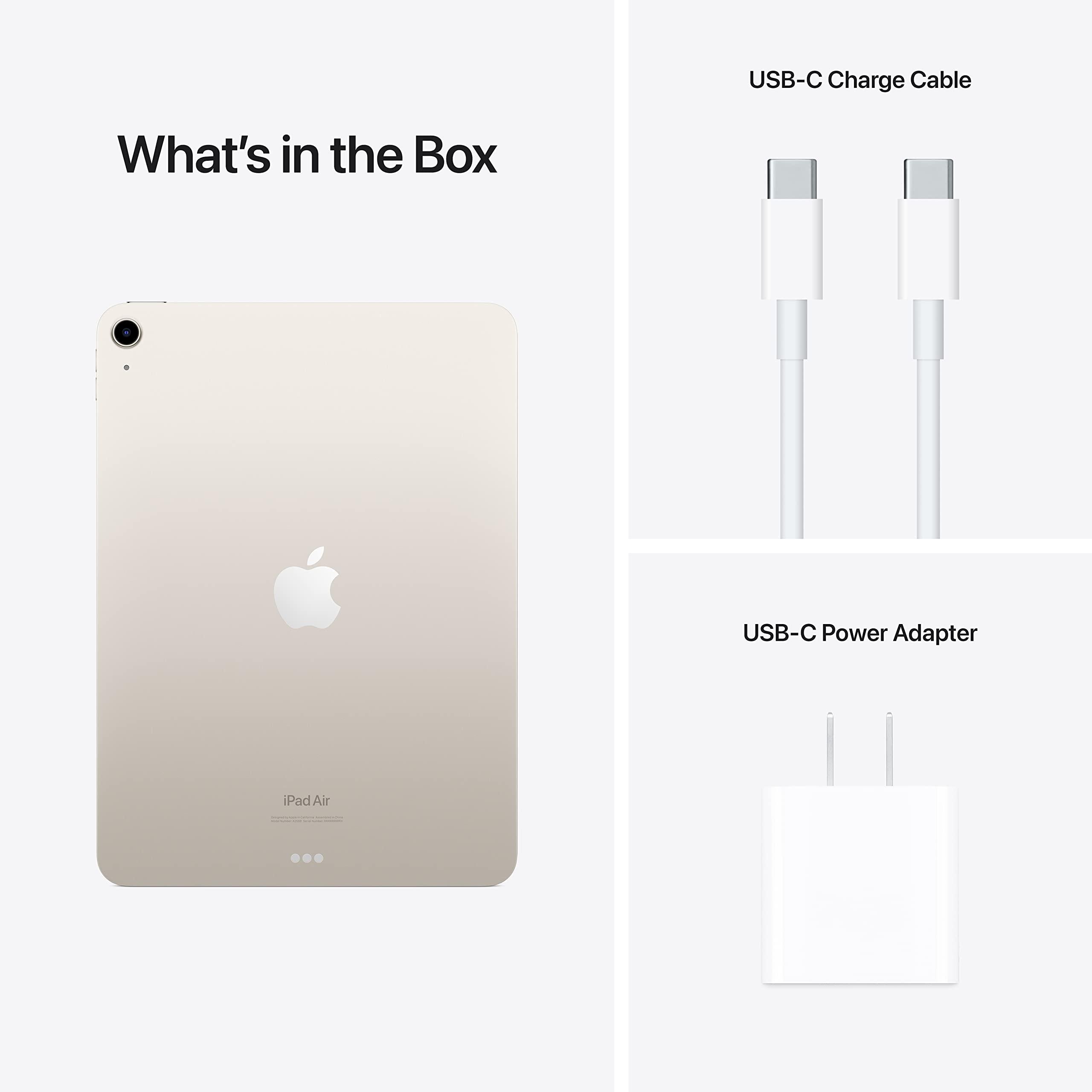 2022 Apple iPad Air 5th Gen. (10.9-inch, Wi-Fi, 64GB) - Starlight (Renewed Premium) - Image 6