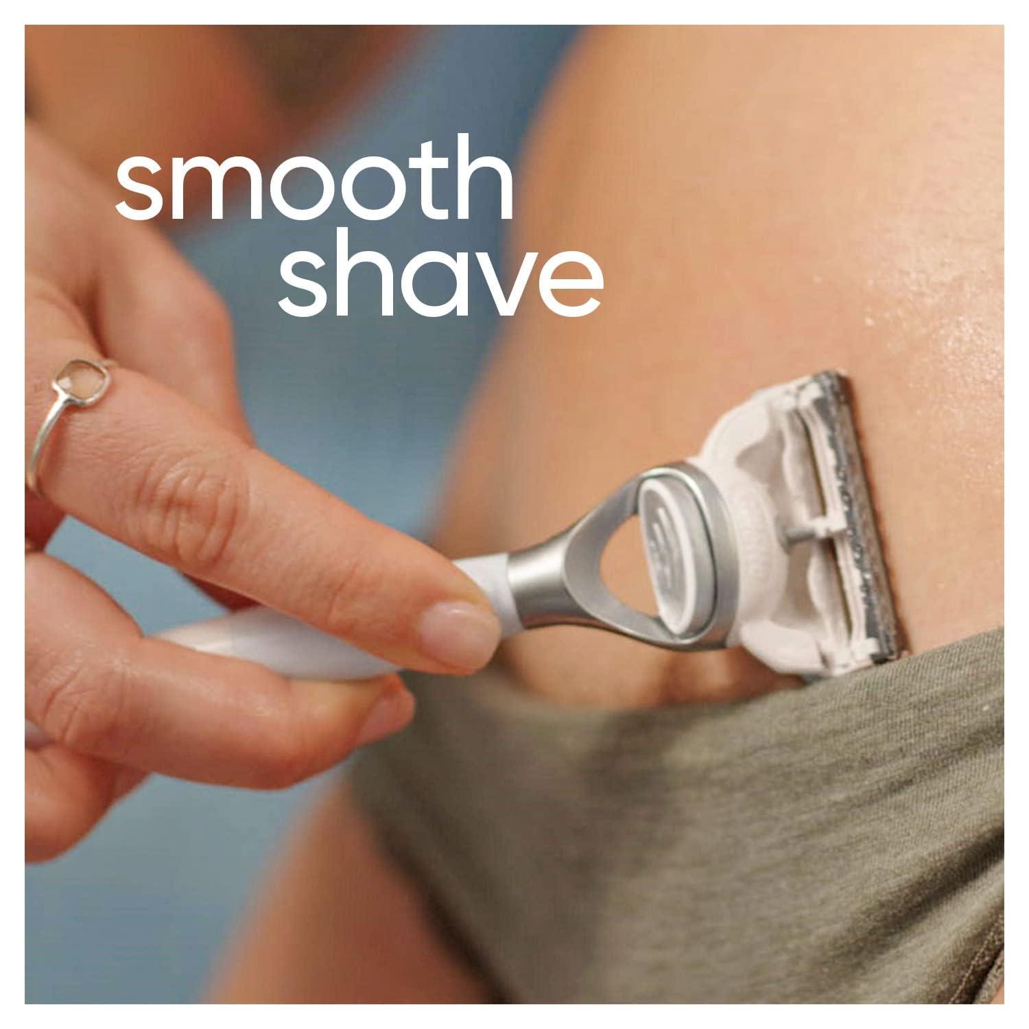 Gillette Venus Intimate Grooming Womens Razor Blade Refills with Bikini Trimmer, 4 Count - Image 7