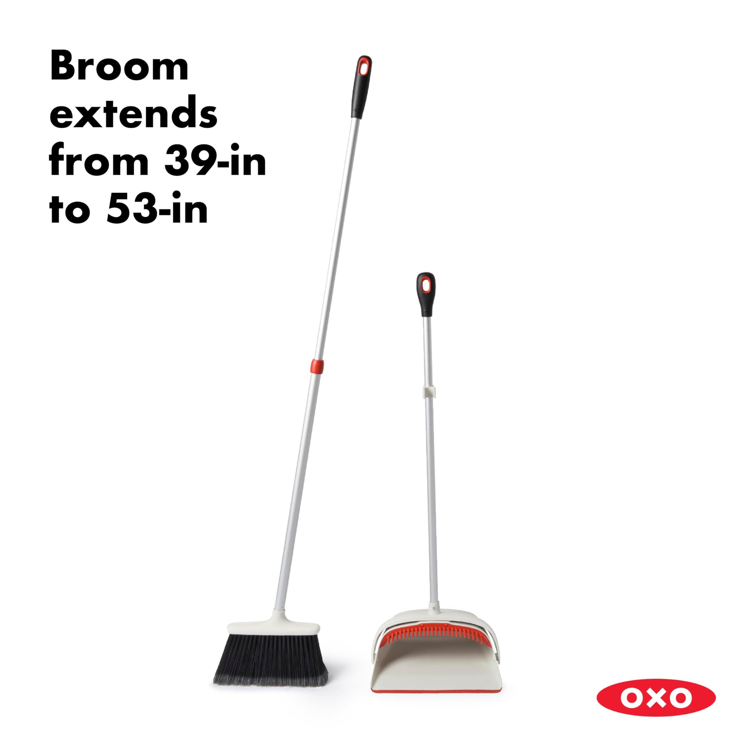 OXO Good Grips Large Sweep Set with Extendable Broom,8.5" - 12" - Image 2