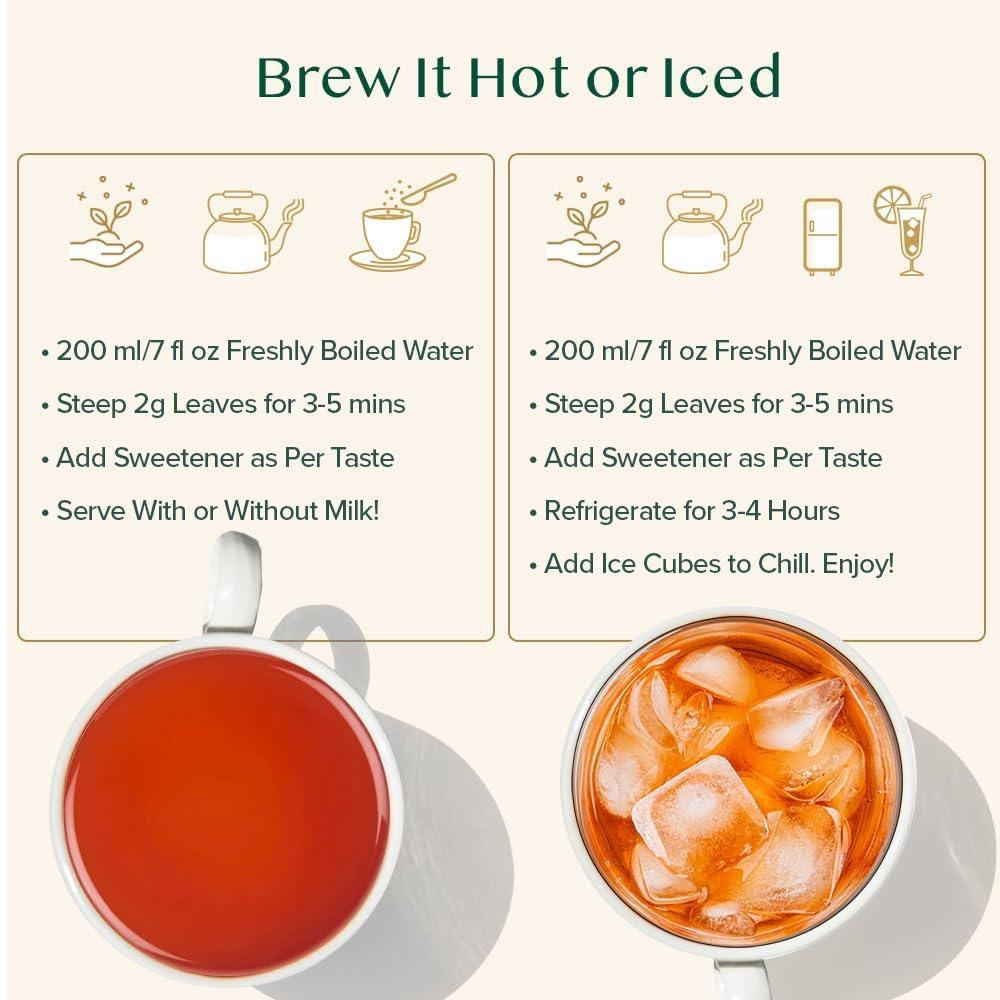 VAHDAM, India's Original Masala Chai Tea Loose Leaf (50 Cups/3.53oz) Blend Of Black Tea, Cinnamon, Cardamom, Cloves & Black Pepper | Ancient Indian House Recipe Of Spiced Masala Tea - Image 7