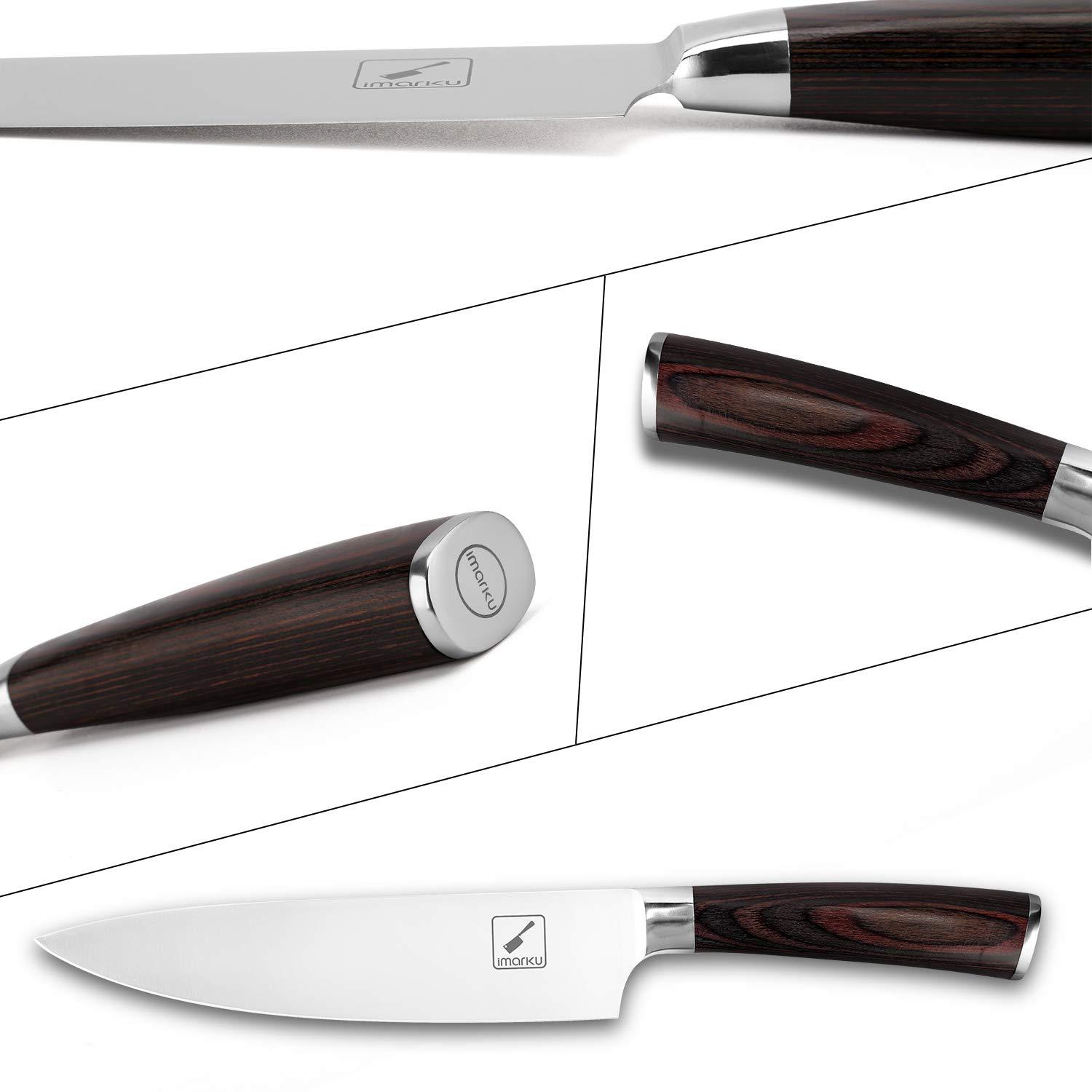 imarku Chef Knife - 8 Inch Home Essentials Sharp Kitchen knife HC Steel Japanese Knife Paring knife, Birthday Gifts for Women/Men, Gifts for Mom/Dad, Kitchen Gadgets with Premium Gift Box - Image 6