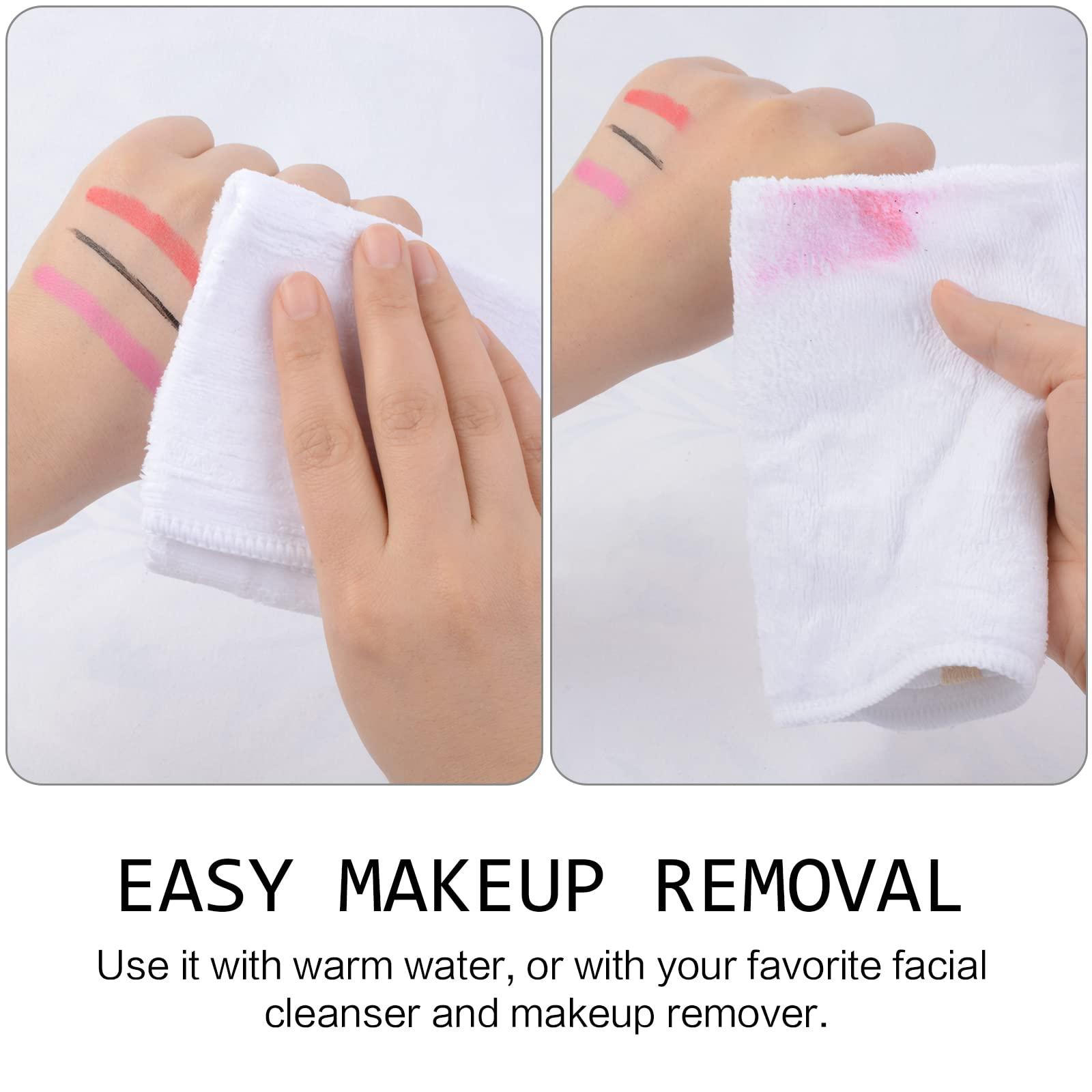 SINLAND Microfiber Facial Cloths Fast Drying Washcloth 12inch x 12inch White 6 pack - Image 6