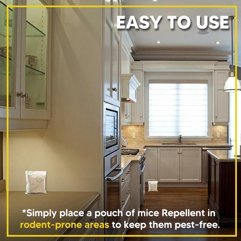 Mice Repellents Indoor, Mouse Repellent Outdoor, Rat Repellent for House, Extra-Strength Peppermint Repel Mice and Rats from Nesting&Freshen Air in Car/RV, Rat Deterrent Indoor, Get Rid of Mice-12P - Image 6