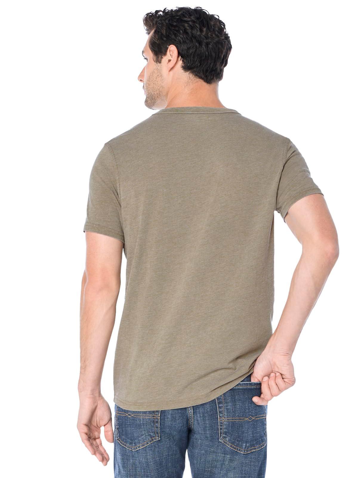 Lucky Brand Men's Venice Burnout Notch Neck Tee - Image 3