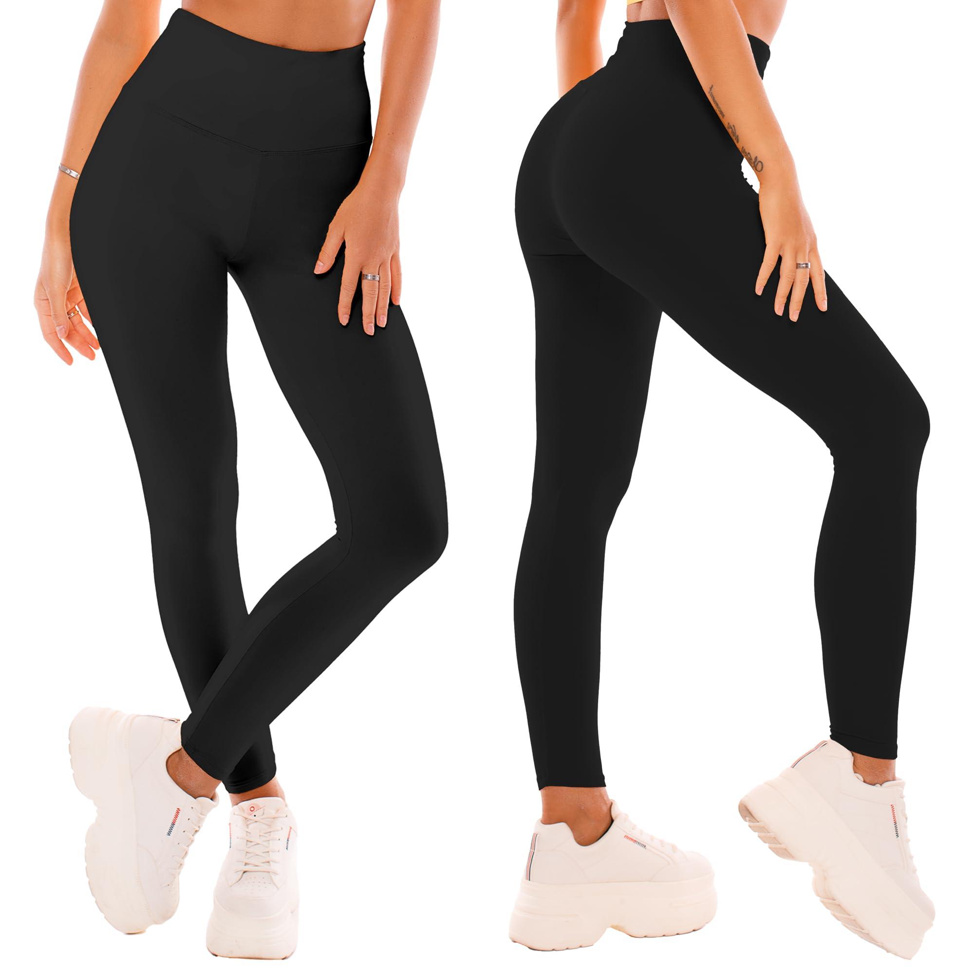 SINOPHANT High Waisted Leggings for Women - Full Length Capri Buttery Soft Yoga Pants for Workout Athletic - Image 2
