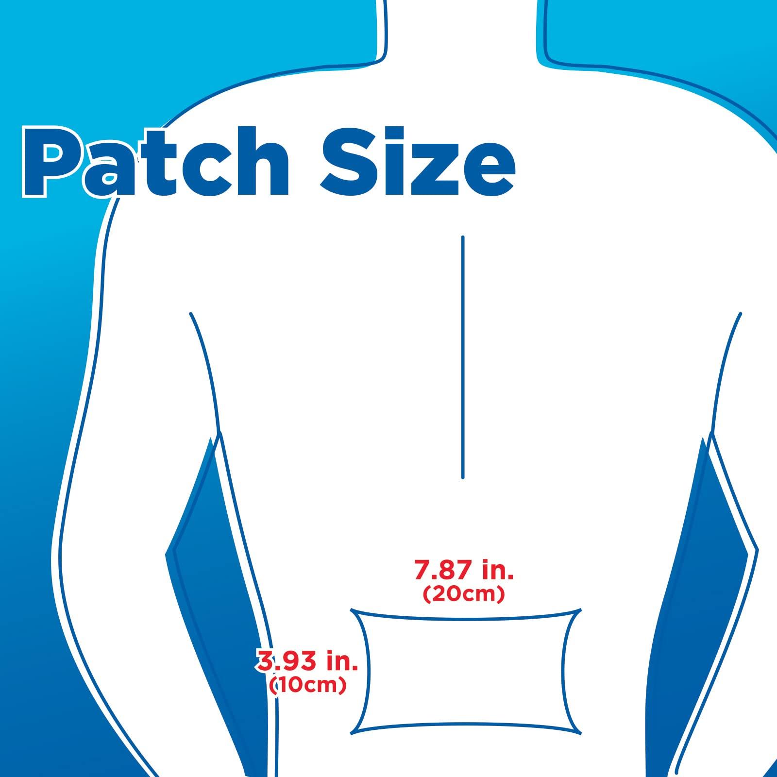Amazon Basic Care Medicated Cold Hot 5% Menthol Patch, 7.87” x 3.93”, 15-Count Box (Previously HealthWise) - Image 5