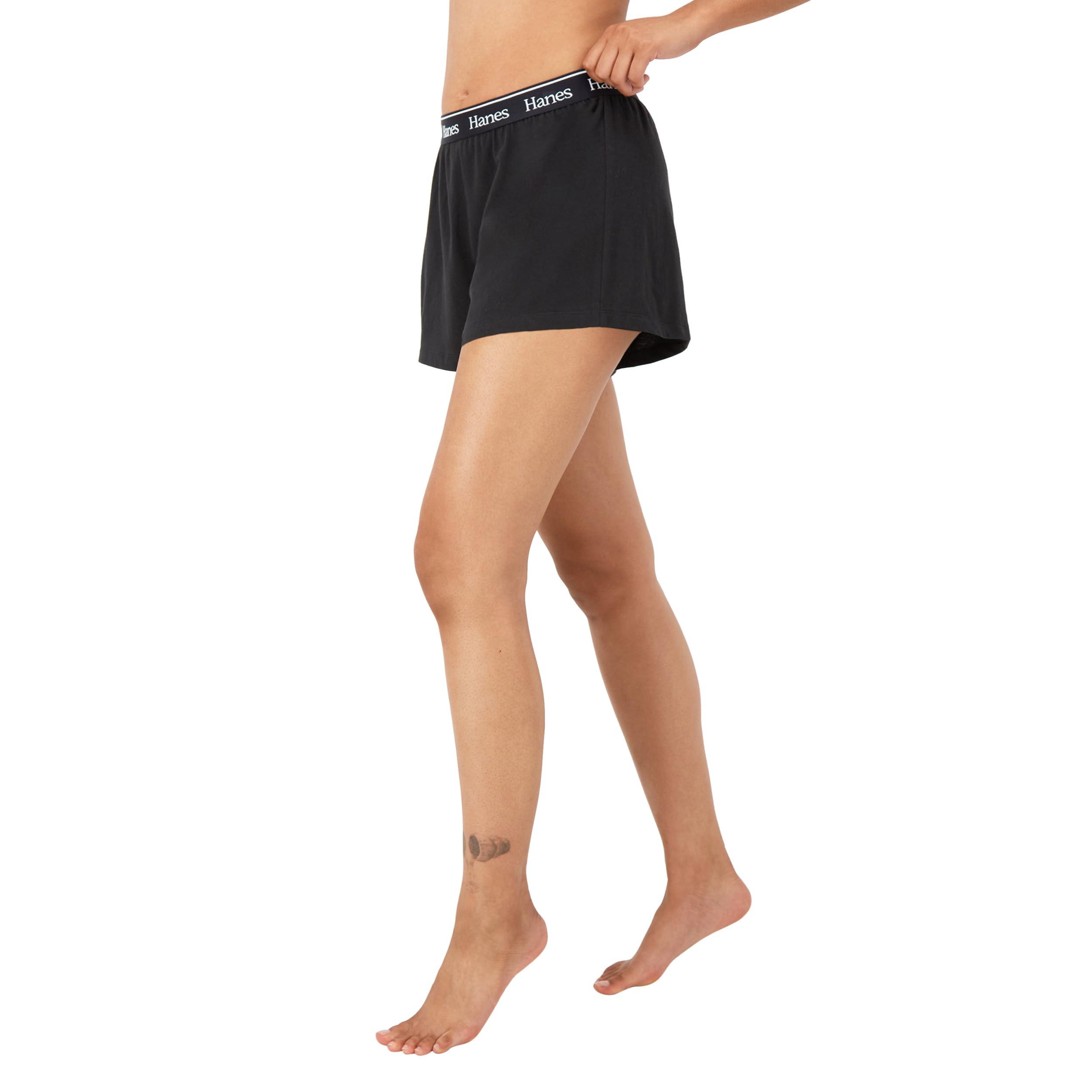 Hanes Women's Originals Comfywear Sleep Shorts (2 Pack) - Image 3