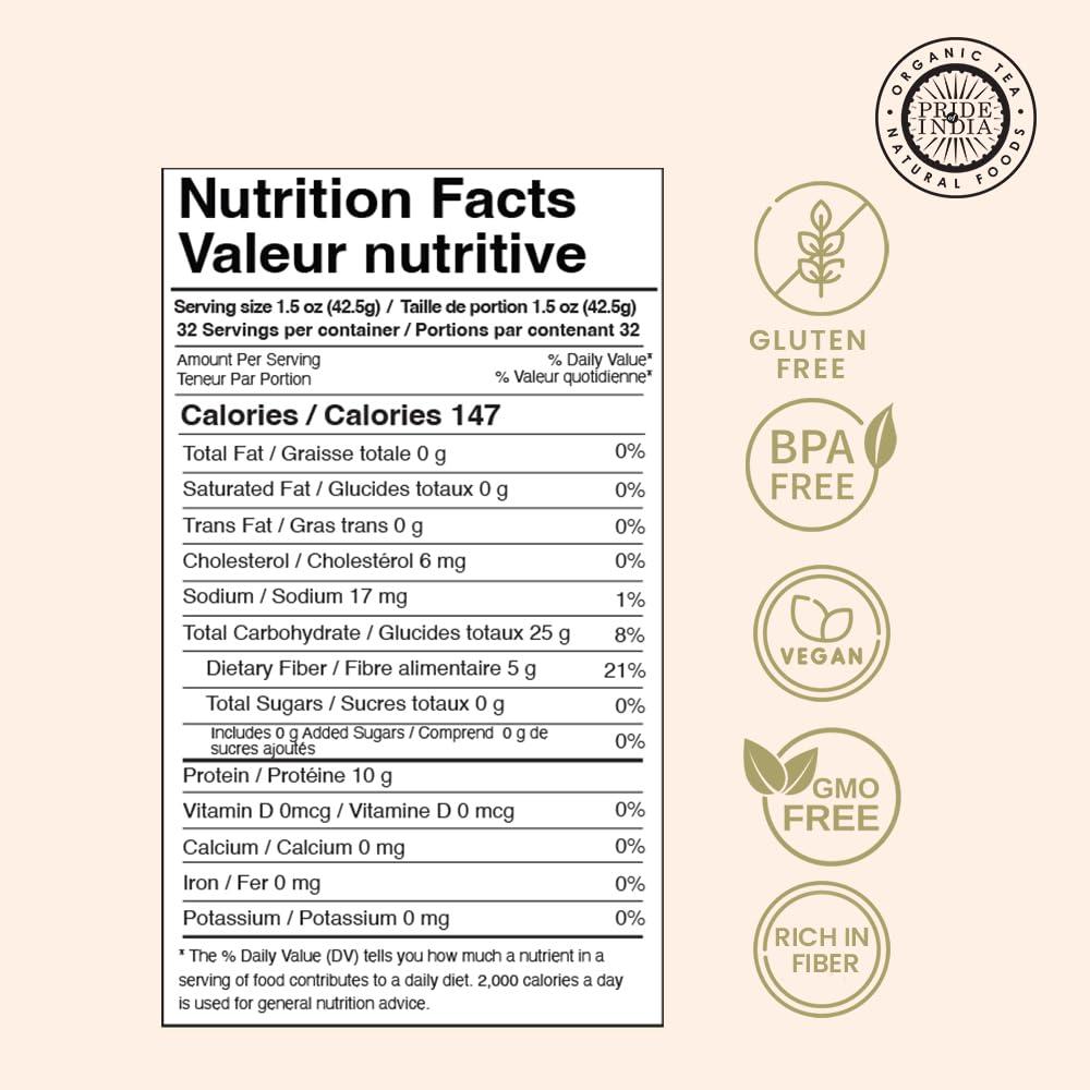 Pride Of India - Indian Split Masur Red Lentils - Protein & Fiber Rich Masoor Dal, 3.0 Pound Jar - Image 3