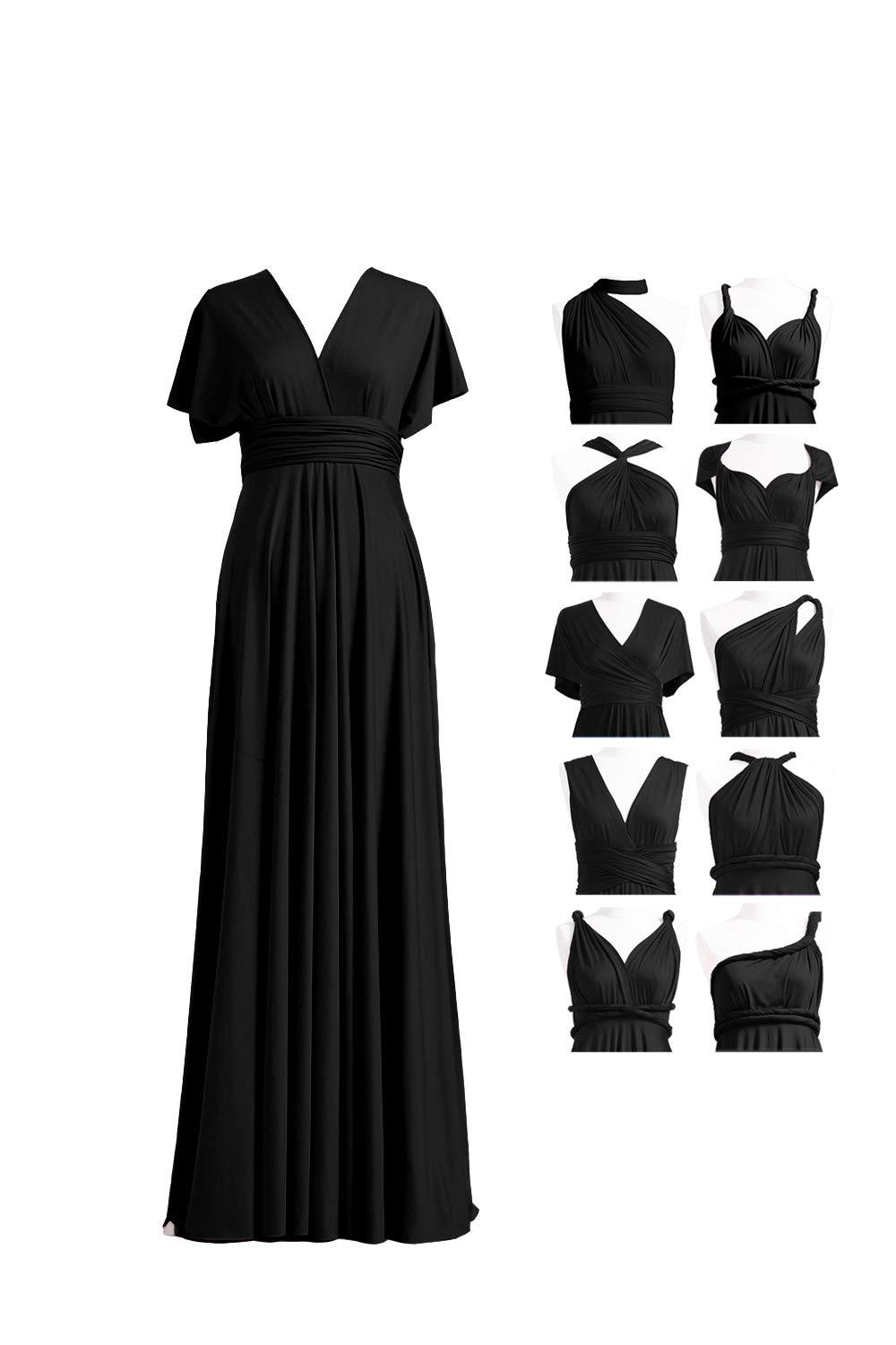 72styles Infinity Dress with Bandeau, Convertible Bridesmaid Dress, Long, Plus Size, Multi-Way Dress, Twist Wrap Dress
