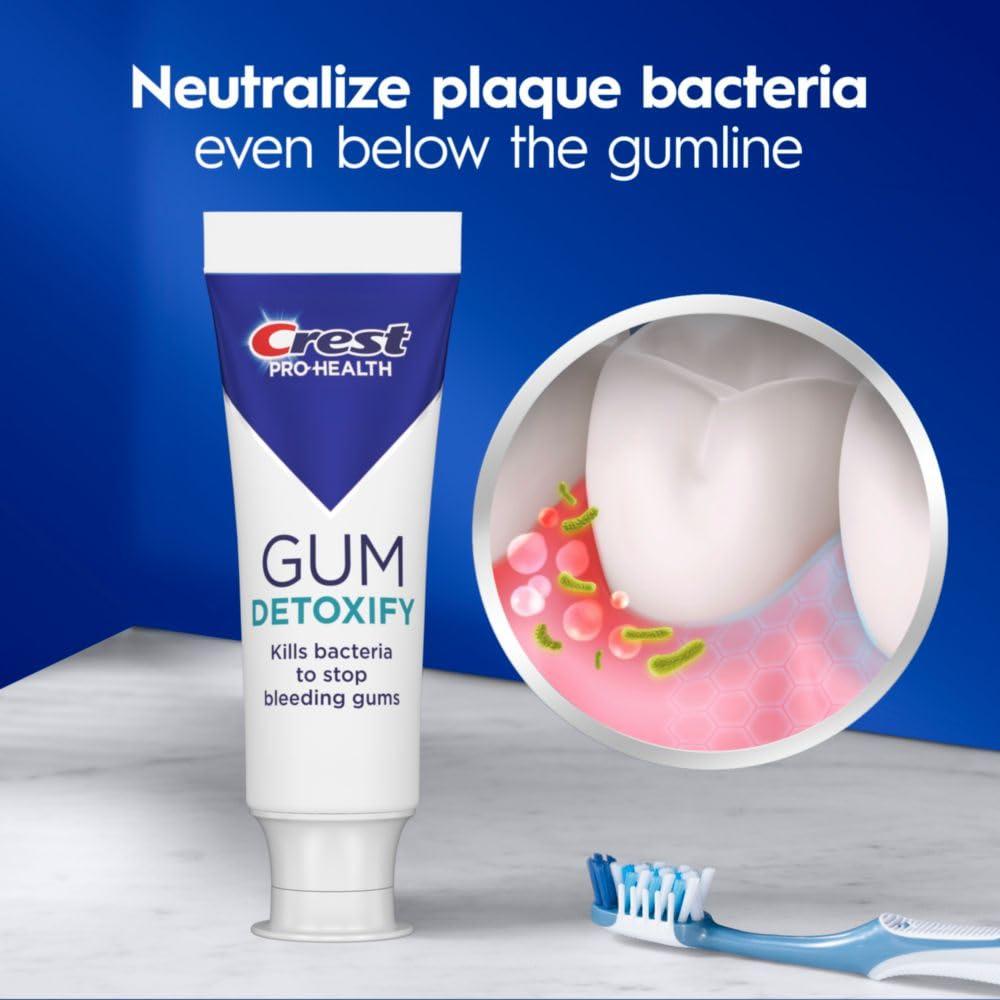 Crest Pro-Health Gum Detoxify Deep Clean Toothpaste, 4.8 oz Pack of 3 - Anticavity, Antibacterial Flouride Toothpaste, Clinically Proven, Gum and Enamel Protection, Plaque Control - Image 5