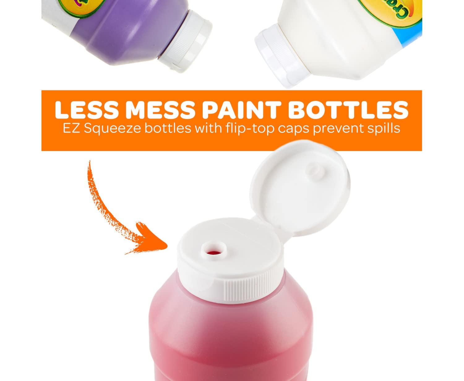Crayola Washable Paint for Kids (12ct), Teacher Classroom Must Have, Bulk Paint Set, Nontoxic Kids Arts & Craft Supplies, Back to School Essentials, 16 Oz - Image 4