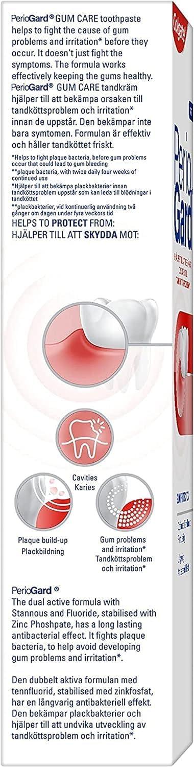 Colgate Gum Protection PerioGard Toothpaste 90grm/3.2oz Helps Fight Plaque Dual Active Formula Helps to Keep Gums Healthy + Colgate Paper Bag Free - Image 4