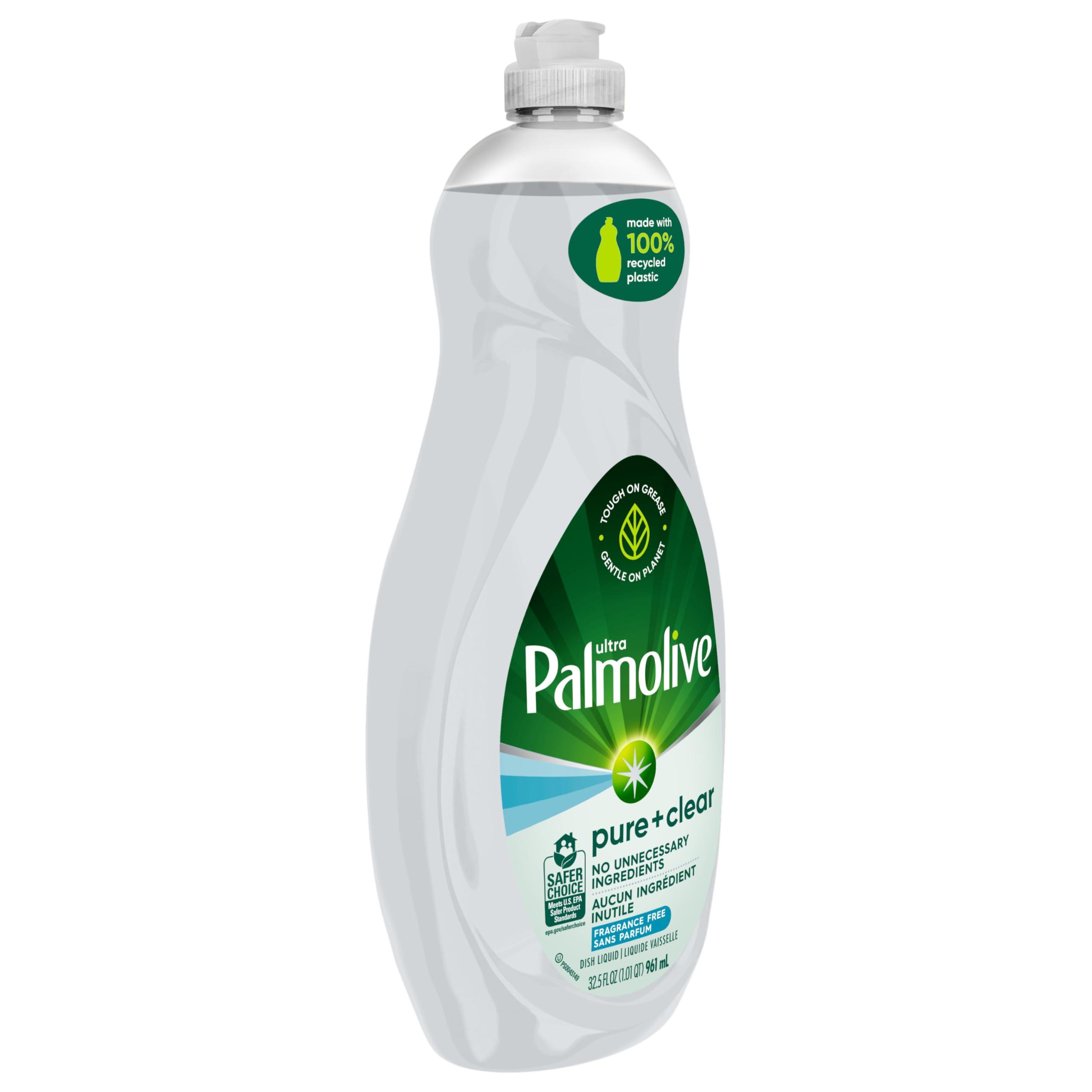 Palmolive Ultra Dishwashing Liquid Dish Soap, Pure + Clear Fragrance Free - 32.5 Fluid Ounce (Packaging may vary) - Image 9