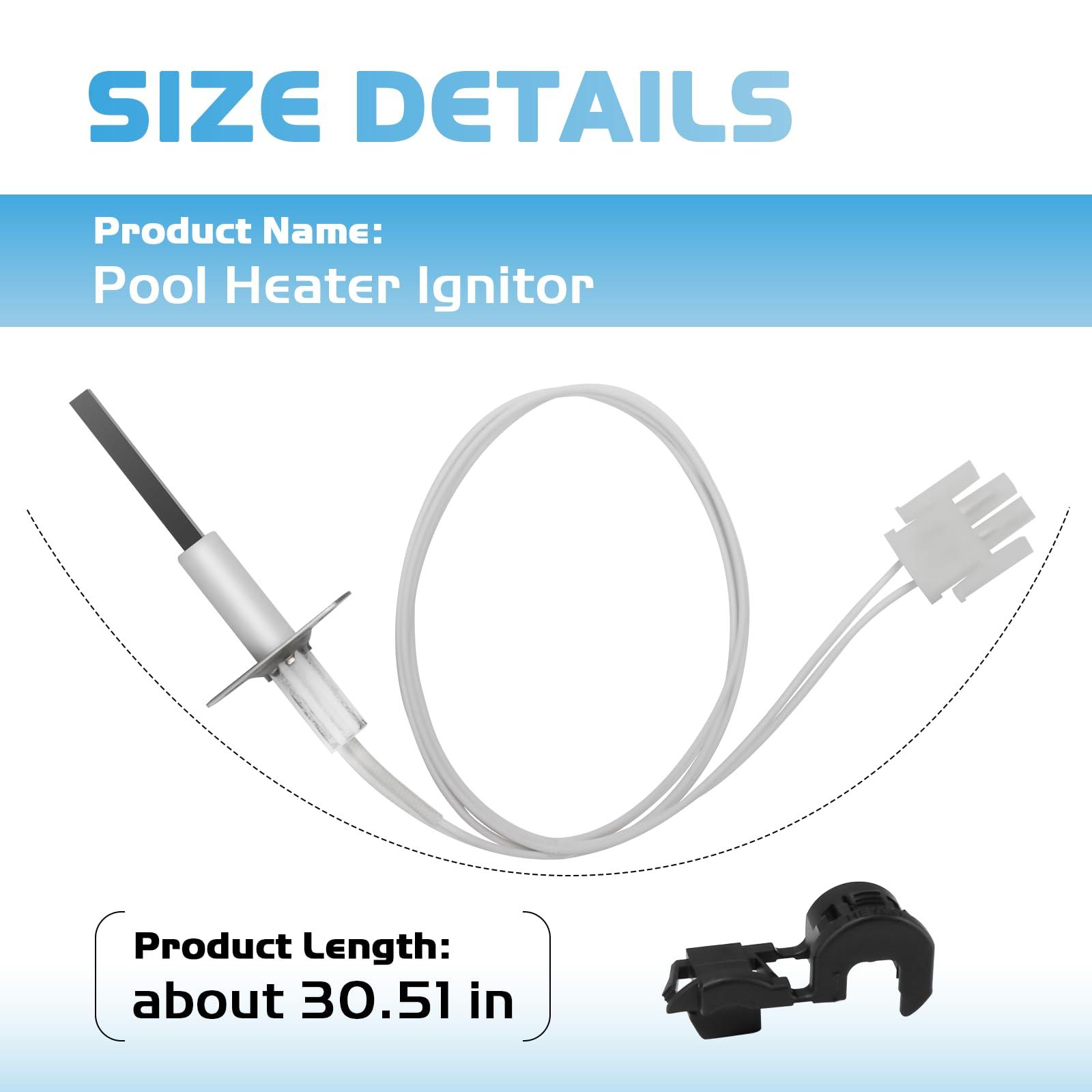 DuckcowsC FDXLIGN1930 FD Ignitor Replacement Kit for Hayward Universal H-Series Low Nox Pool Heater, Pool Heater Flame Sensor Igniter Replacement Parts - Image 2