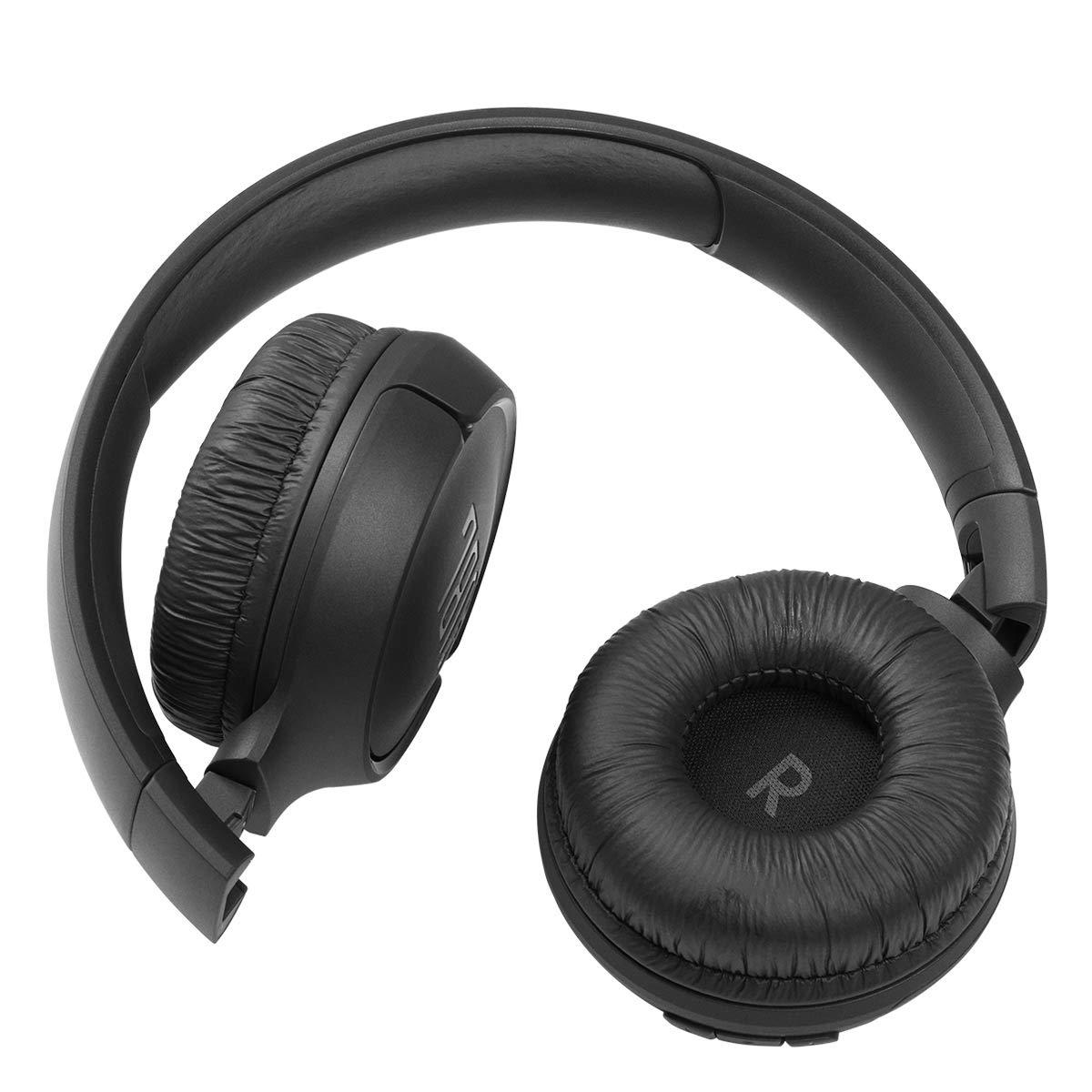 JBL Tune 510BT: Wireless On-Ear Headphones with Purebass Sound - Black - Image 4