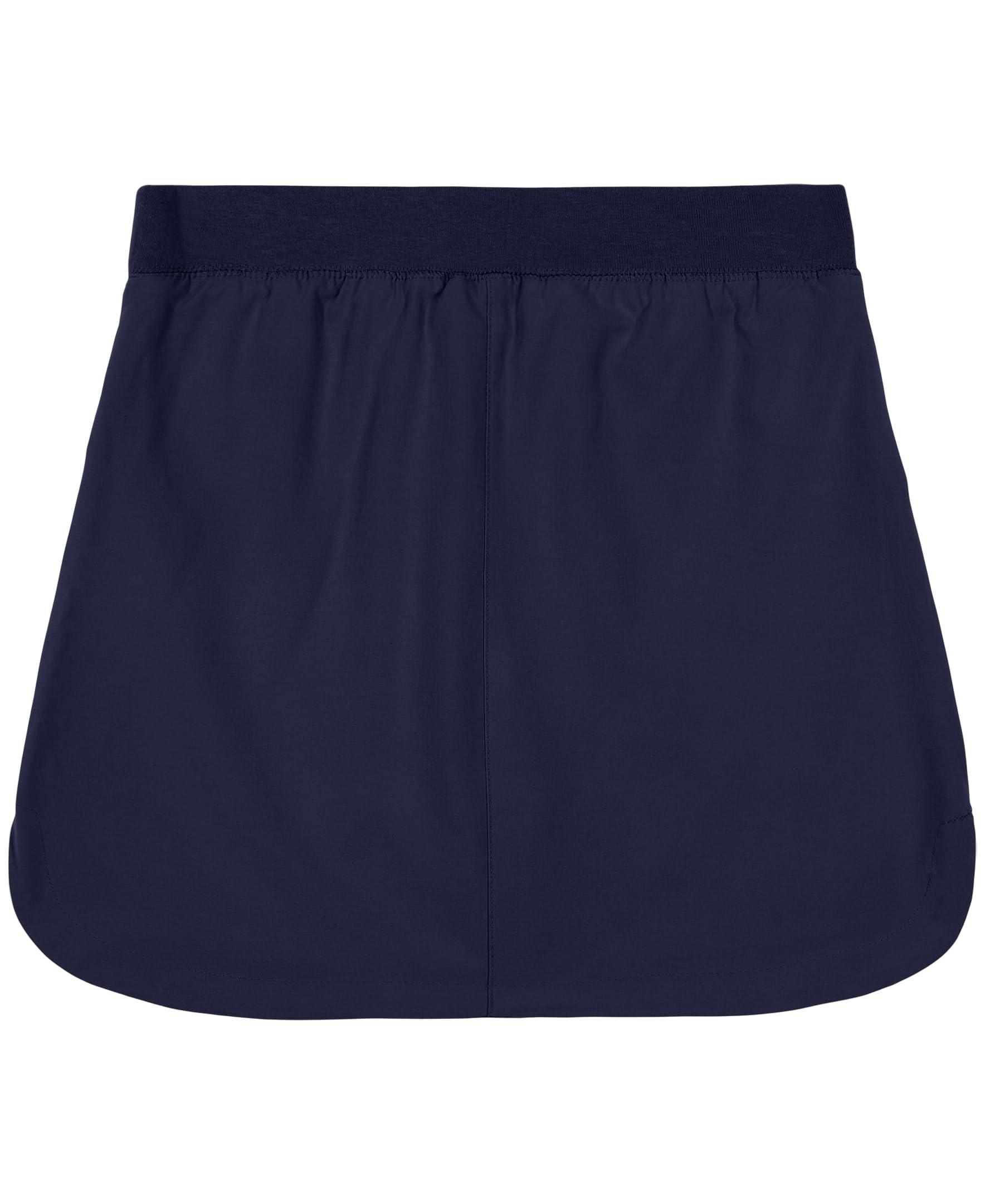 IZOD Girls' School Uniform Pull-on Scooter Skirt with Undershorts, Knit Waistband & Functional Pockets, Wrinkle Resistant - Image 2