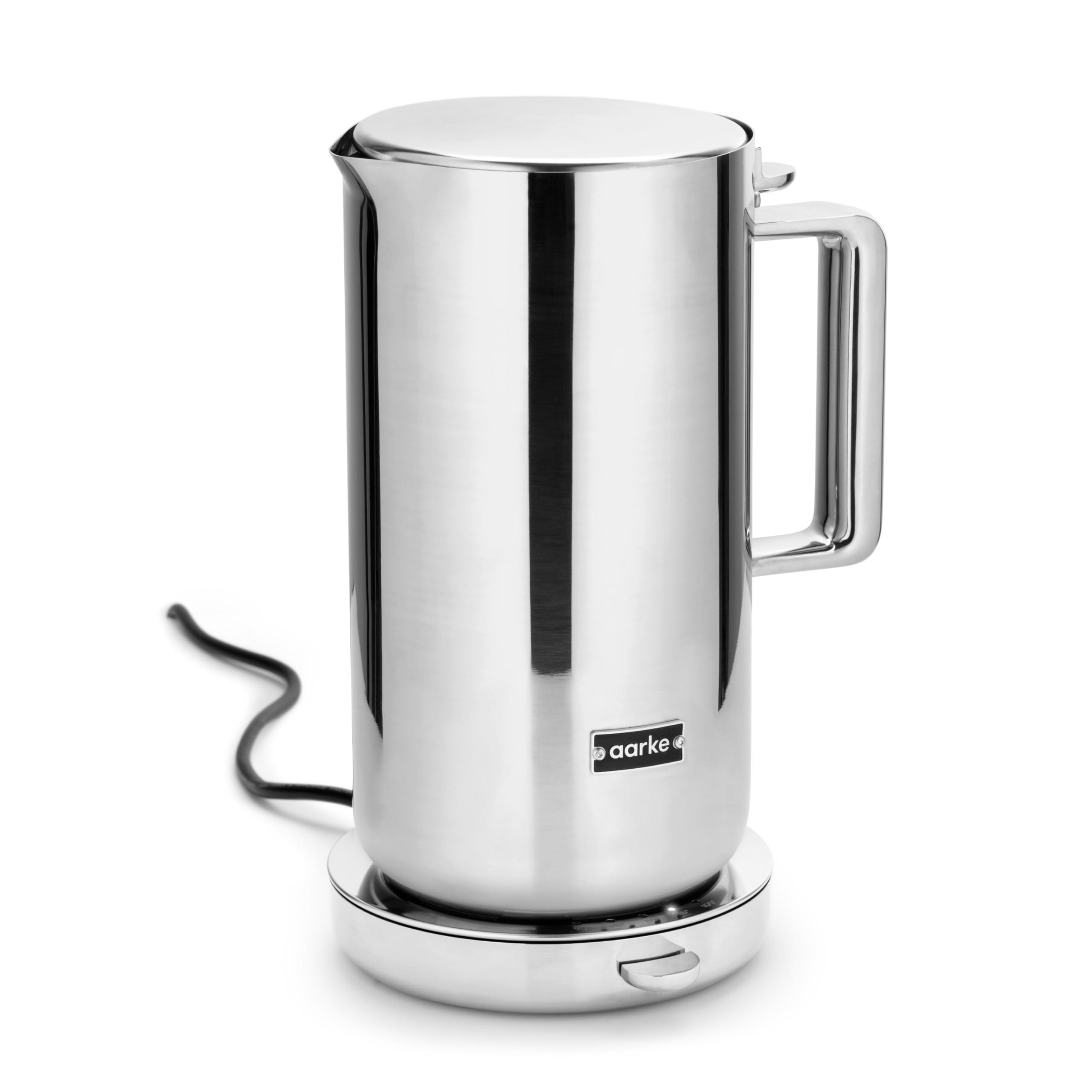 Aarke Kettle | Stainless Steel Hot Water Kettle | 360° Swivel Base | 1.2L / 5 Cups - Steel - Image 3