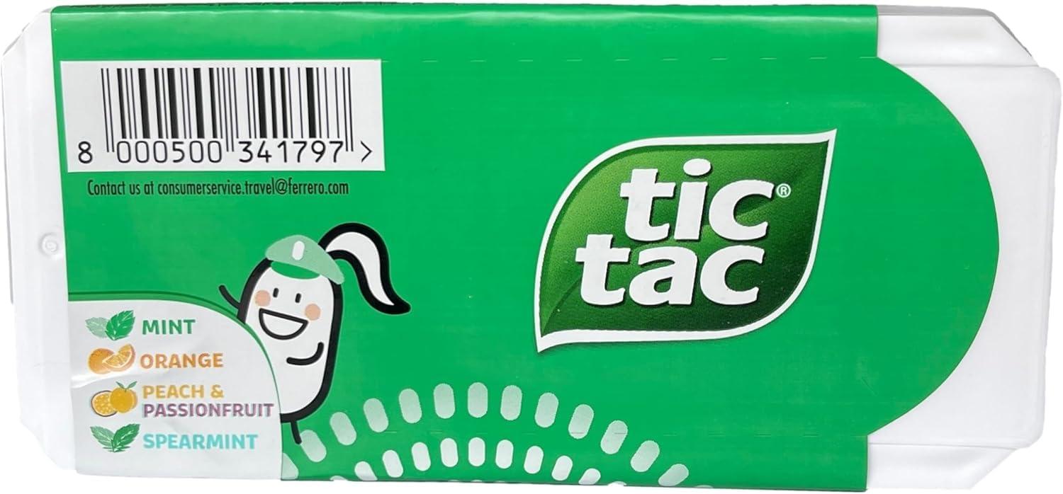TIC TAC Box with 60 Mini Boxes (Mint, Orange, Spearmint, Peach and Passion fruit) 234g by Tic Tac - Image 5