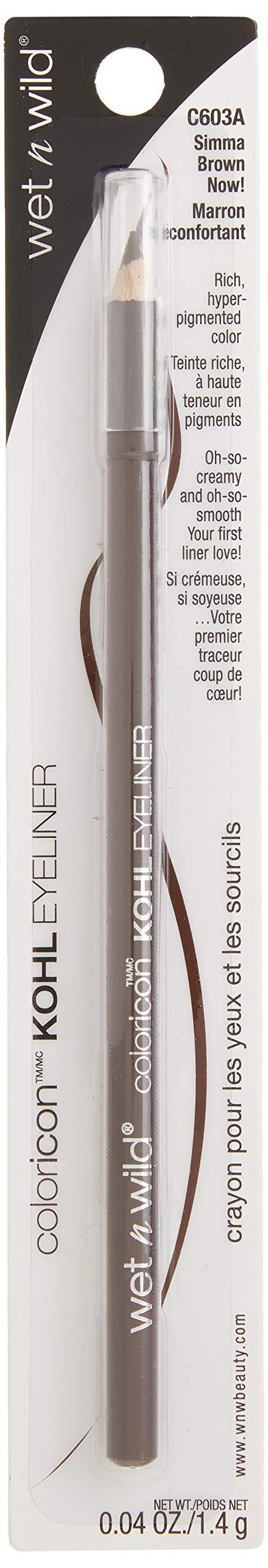 wet n wild Color Icon Kohl Eyeliner Pencil, Rich Hyper-Pigmented Color, Smooth Creamy Application, Long-Wearing Matte Finish Versatility, Cruelty-Free - Simma Brown Now! (Packaged) - Image 2
