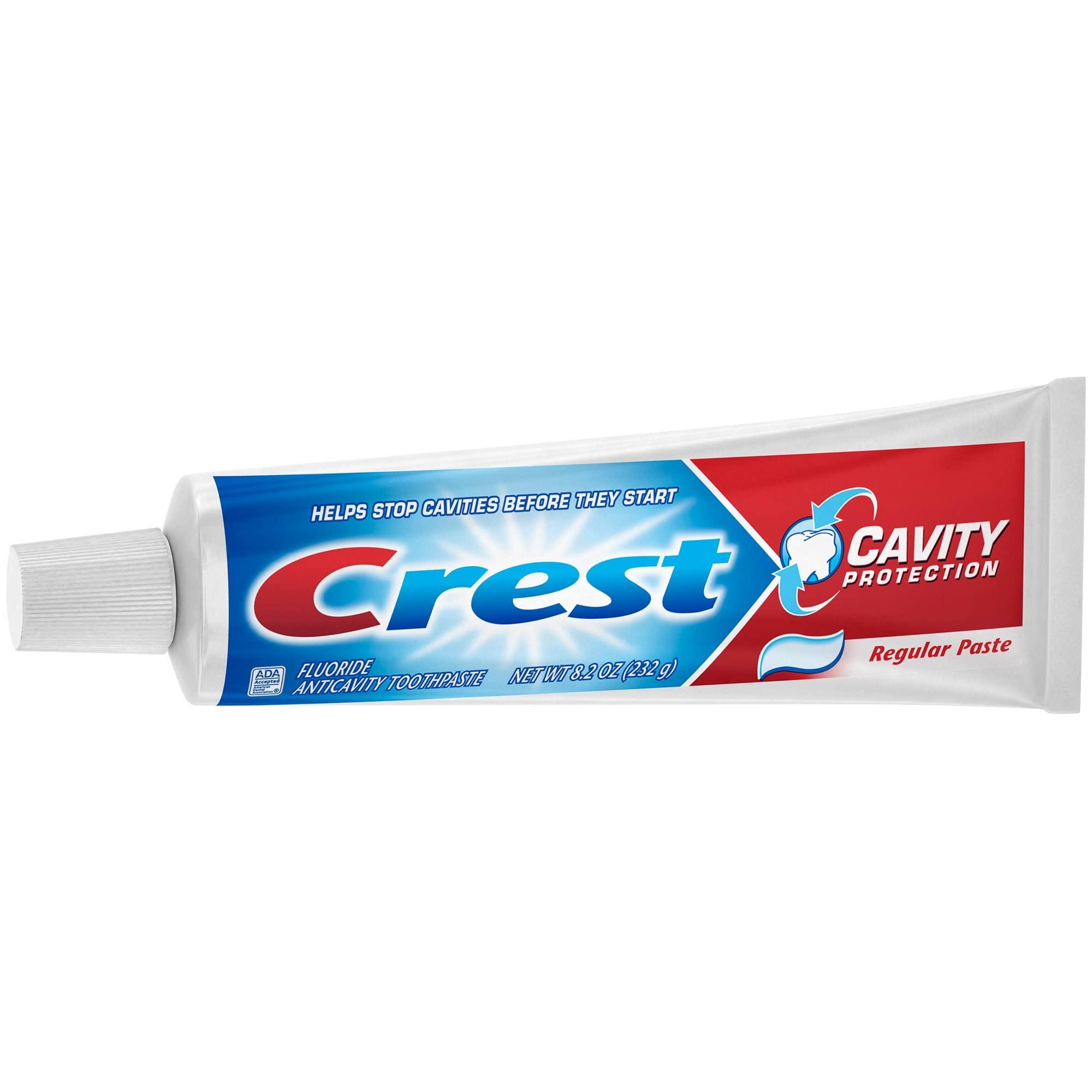 Crest Fluoride Anticavity Toothpaste, Prevents Cavities Before They Start, Regular Paste, 8.2 Ounce (Pack of 5) - Image 7