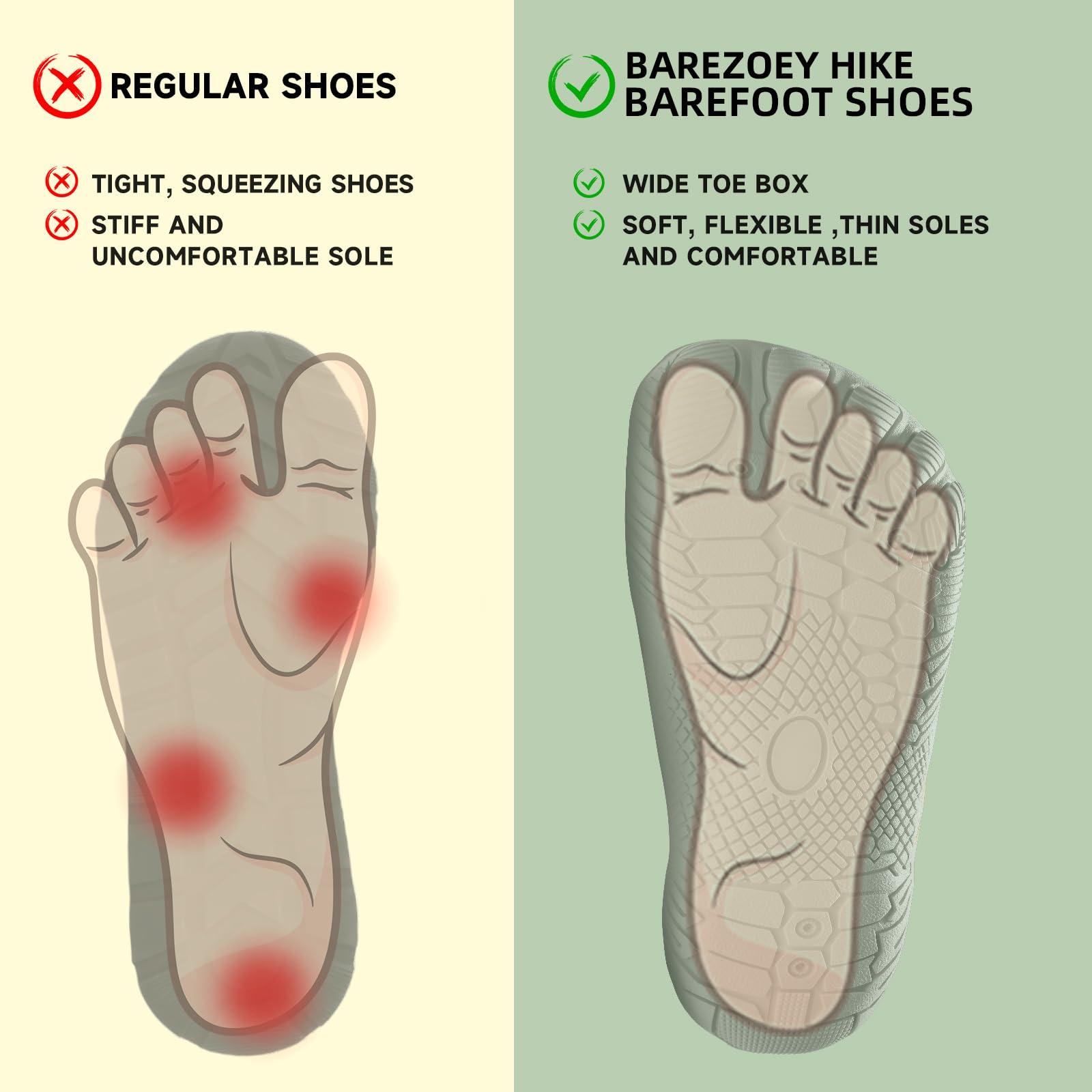 Barezoey 2025 New Barefoot Shoes for Women Mens,Hike Barefoot Shoes Womens Footwear,Comfortable & Non-Slip Barefoot Vitality Shoe Women's Athletic Footwear,Wide Toe Box Water Shoe for Women Men - Image 7