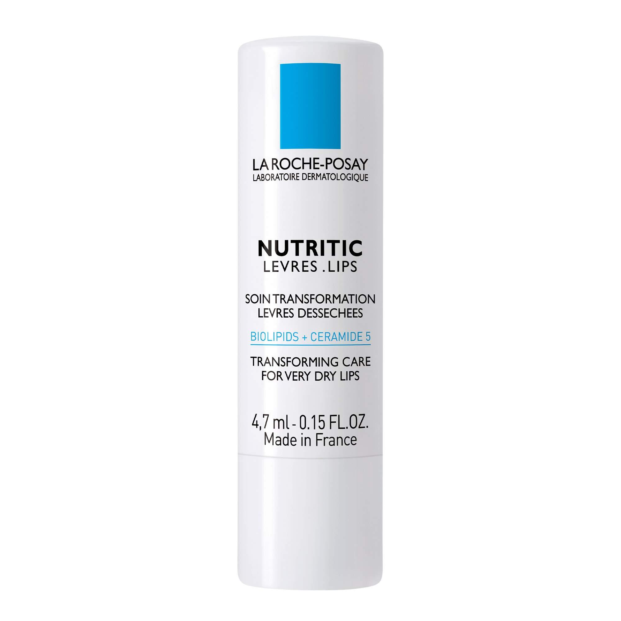 La Roche-Posay Nutritic Lip Balm for Very Dry Lips, Soothes and Repairs Chapped Lips with Shea Butter and Ceramides, 0.15 Fl Oz (Pack of 1) - Image 2