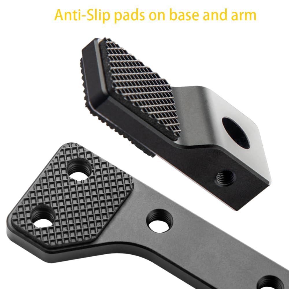 GPU Support Bracket, GPU Holder Stand, Adjustable GPU Sag Bracket Graphics Card Support for 12cm Fan Mount CNC Aluminum (0.63-6.3inch) - Image 5