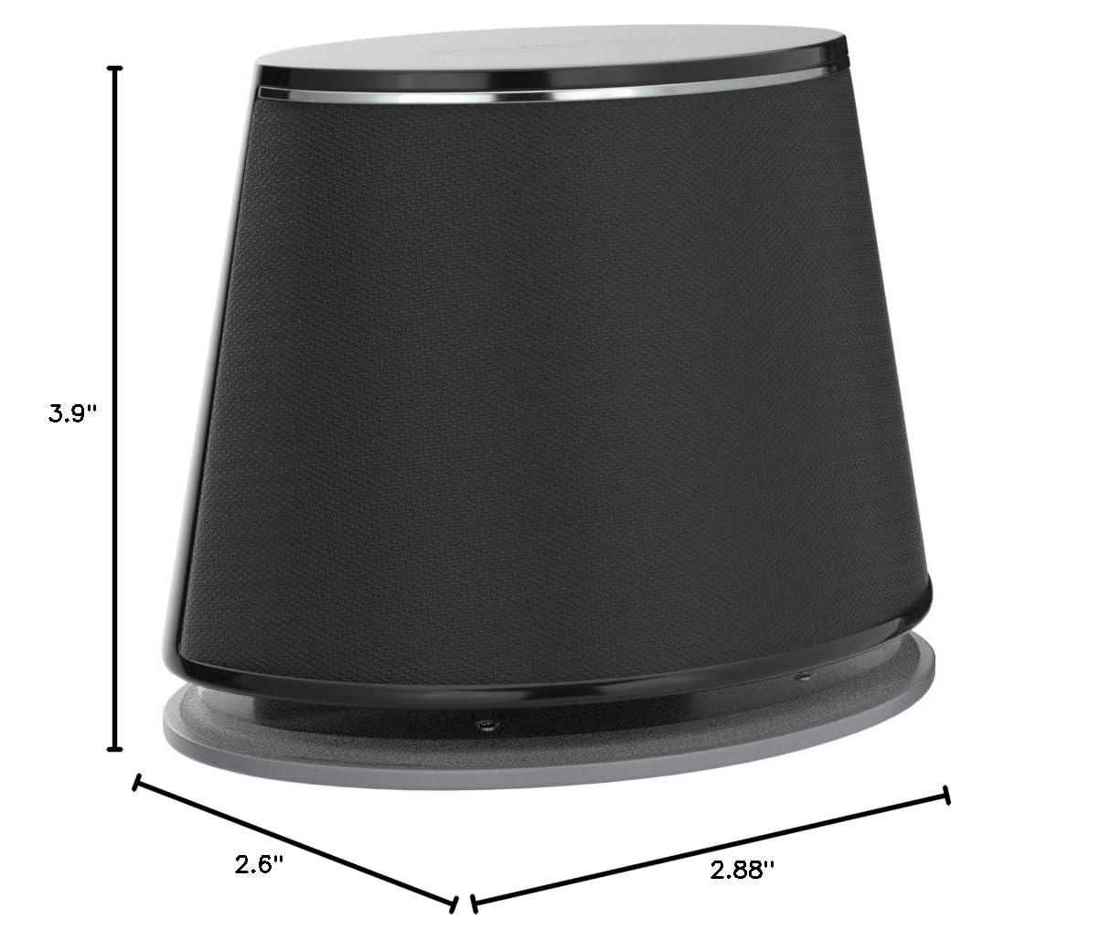 Amazon Basics Stereo 2.0 Speakers for PC or Laptop, 3.5mm Aux input, USB-Powered, 1 Pair, Black - Image 5