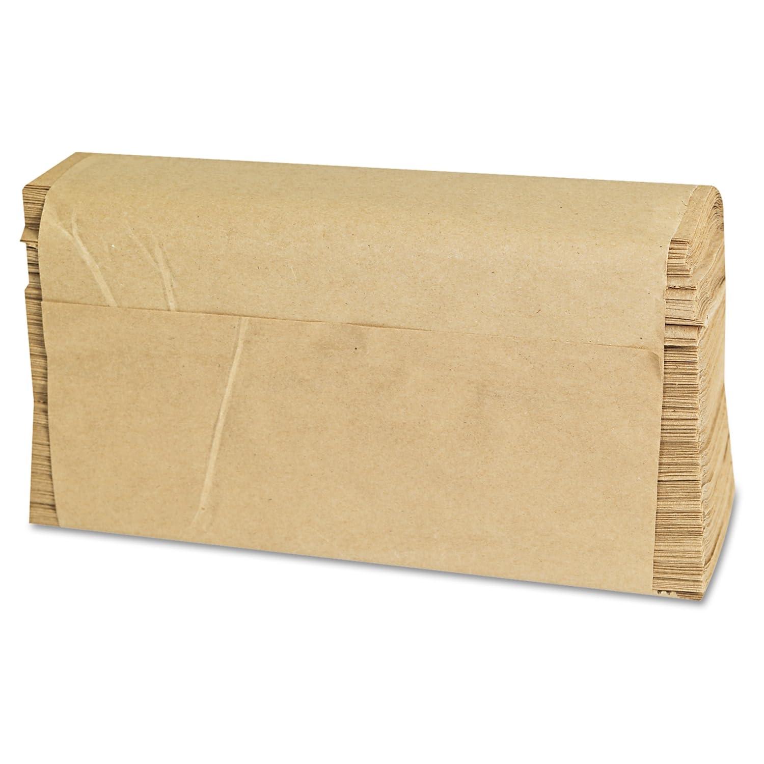GEN 1508 Folded Paper Towels, Multifold, 9 x 9 9/20, Natural, 250 Towels per Pack (Case of 16 Packs) - Image 5