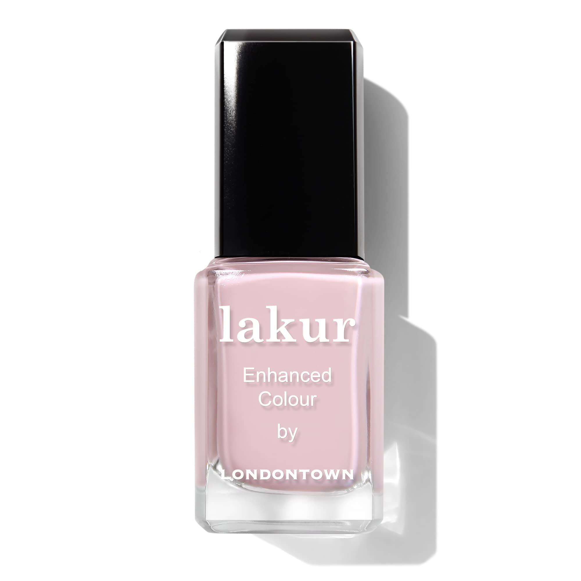 LONDONTOWN lakur Nail Polish - Chip-Resistant, Non-Toxic, Conditions & Hydrates Nails | Glossy Light Pink, Rosewater, .40 fl oz - Image 7