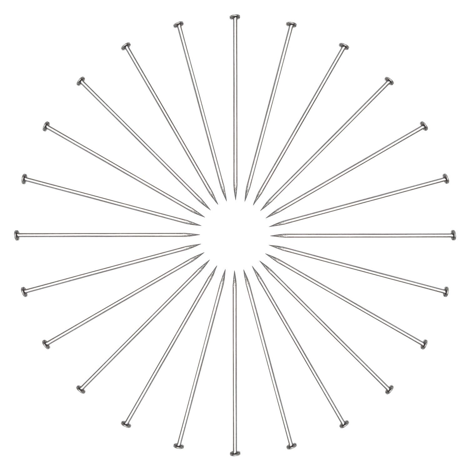 200 Pcs Sewing Pins, Fine Straight Pins, Dressmaker Pins, 1 Inch Flat Head Pins for Crafts, Sewing, Jewelry, Quilting (200) - Image 3