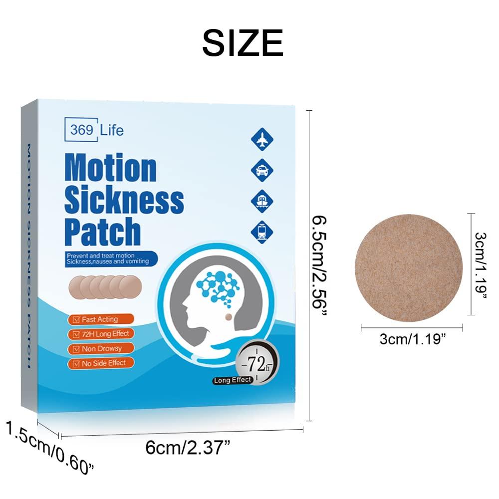 369 Life Motion Sickness Patches, Sea Sickness Patch for Cruise - Adults and Kids ((10 Count - Pack of 1)) - Image 7