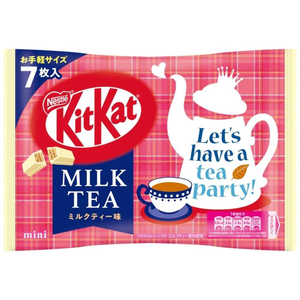 Kit Kat NESTLE KitKat Mini Chocolate Milk Tea Flavor, 1 Count (Pack of 7), 0.409 ounces