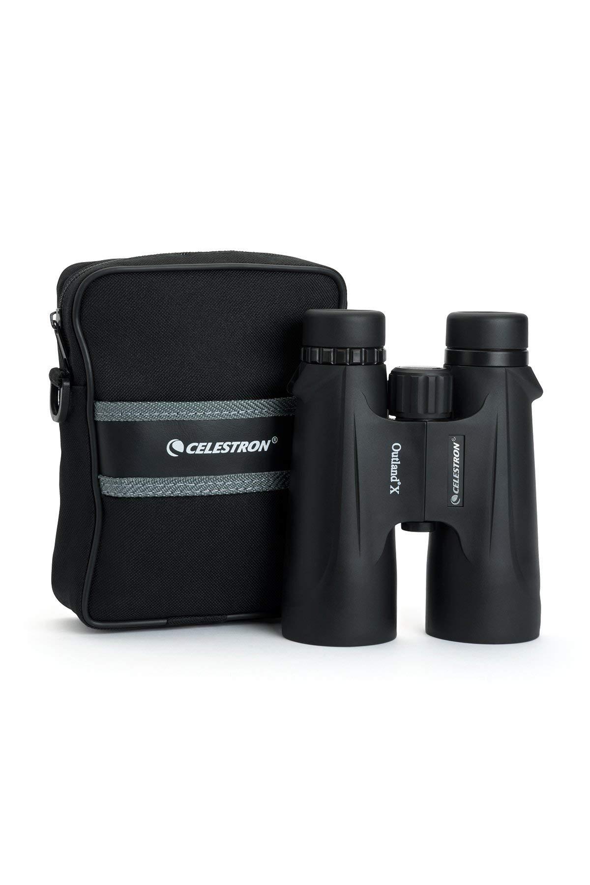 Celestron – Outland X 10x50 Binoculars – Waterproof & Fogproof – Binoculars for Adults – Multi-Coated Optics and BaK-4 Prisms – Protective Rubber Armoring, Black - Image 5