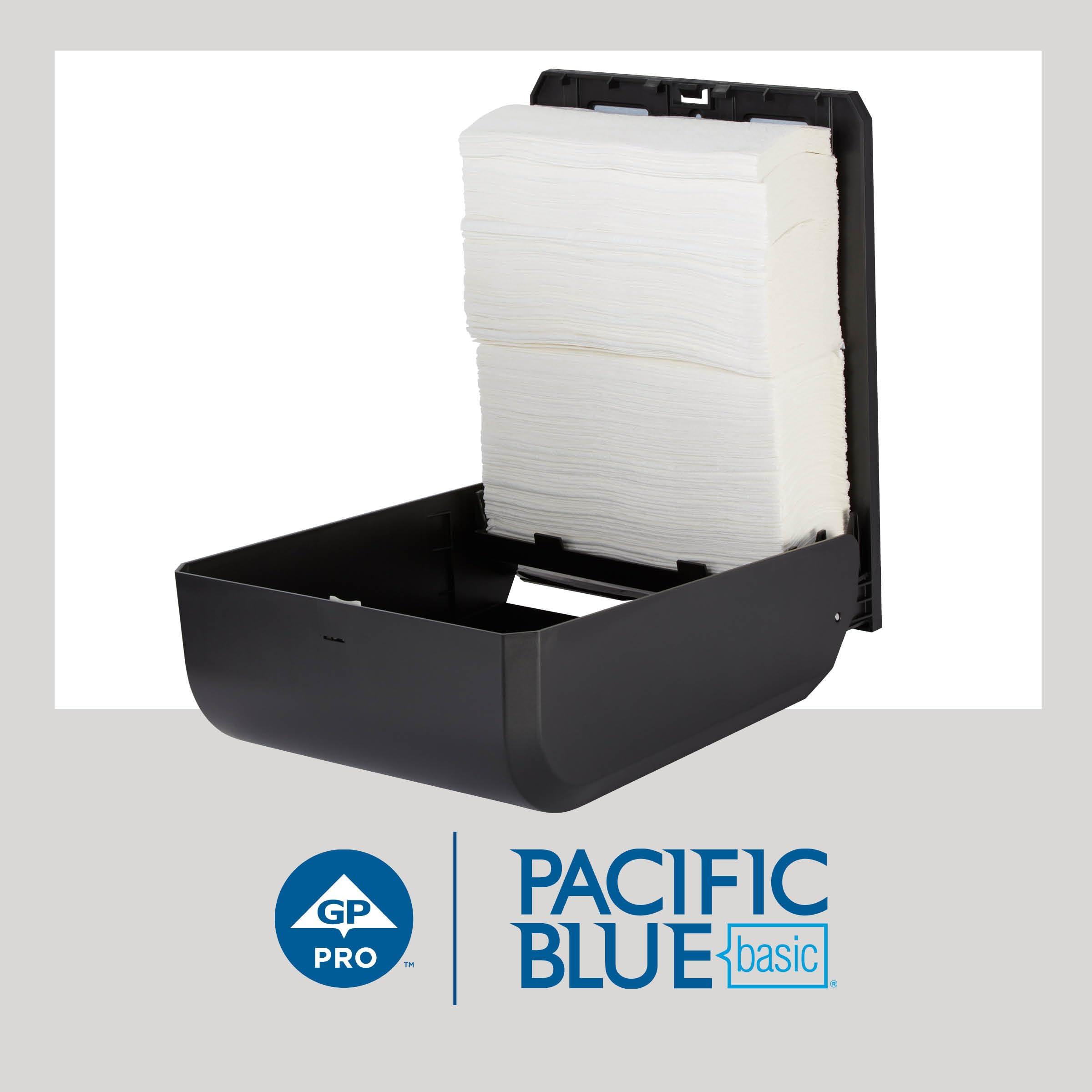 Georgia-Pacific Pacific Blue Basic Multifold Paper Towels (Previously Branded Acclaim) by GP PRO (Georgia-Pacific),White,20204,250 Towels Per Pack,16 Packs Per Case,(Case of 16 Packs,250 per Pack) - Image 4