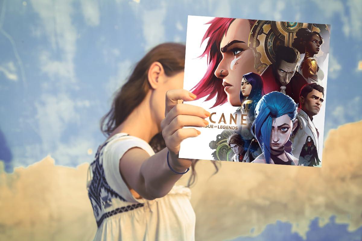 CINEMAFLIX Arcane League of Legends - POSTER - Measures 12 x 12 inches - Image 2