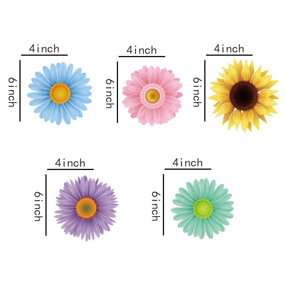 30Ct Summer Spring Sun Flower Hanging Swirl Decorations,Themed Birthday Party,Party Supplies,Ceiling Decorations for Girls,Boys,Kids, Bedroom,Classroom,Baby Shower - Image 3