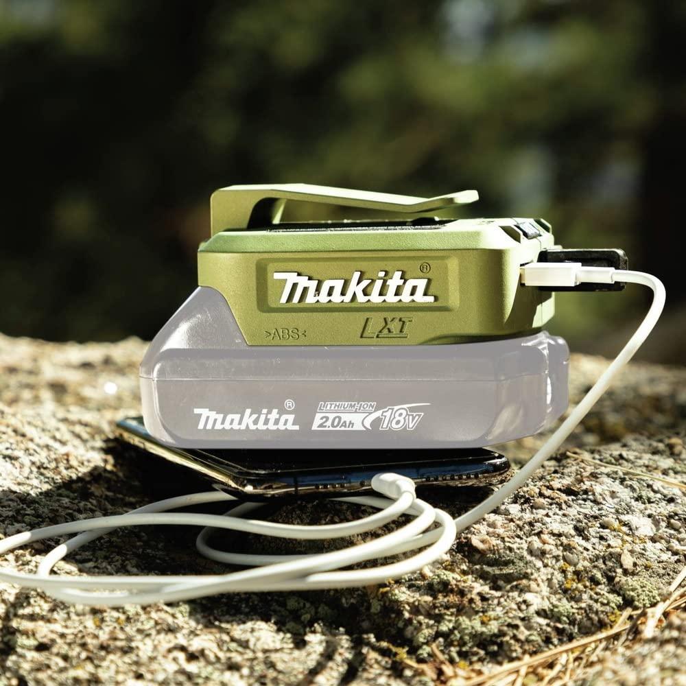 Makita ADADP05 Outdoor Adventure™ 18V LXT® Cordless Power Source, Power Source Only, USB, Camo Green - Image 3