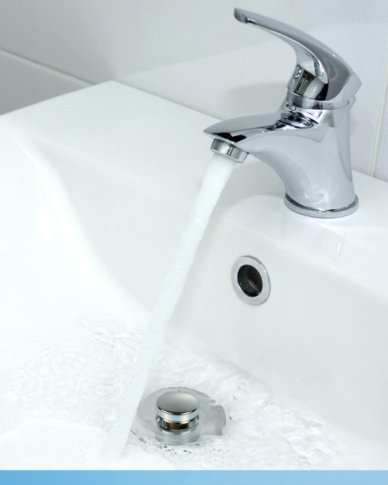 Tgosomt Bathroom Sink Stopper, Bathroom Sink Drain Strainer, Revolutionary Bathroom Accessories and Essentials (Shiny Chrome) - Image 7